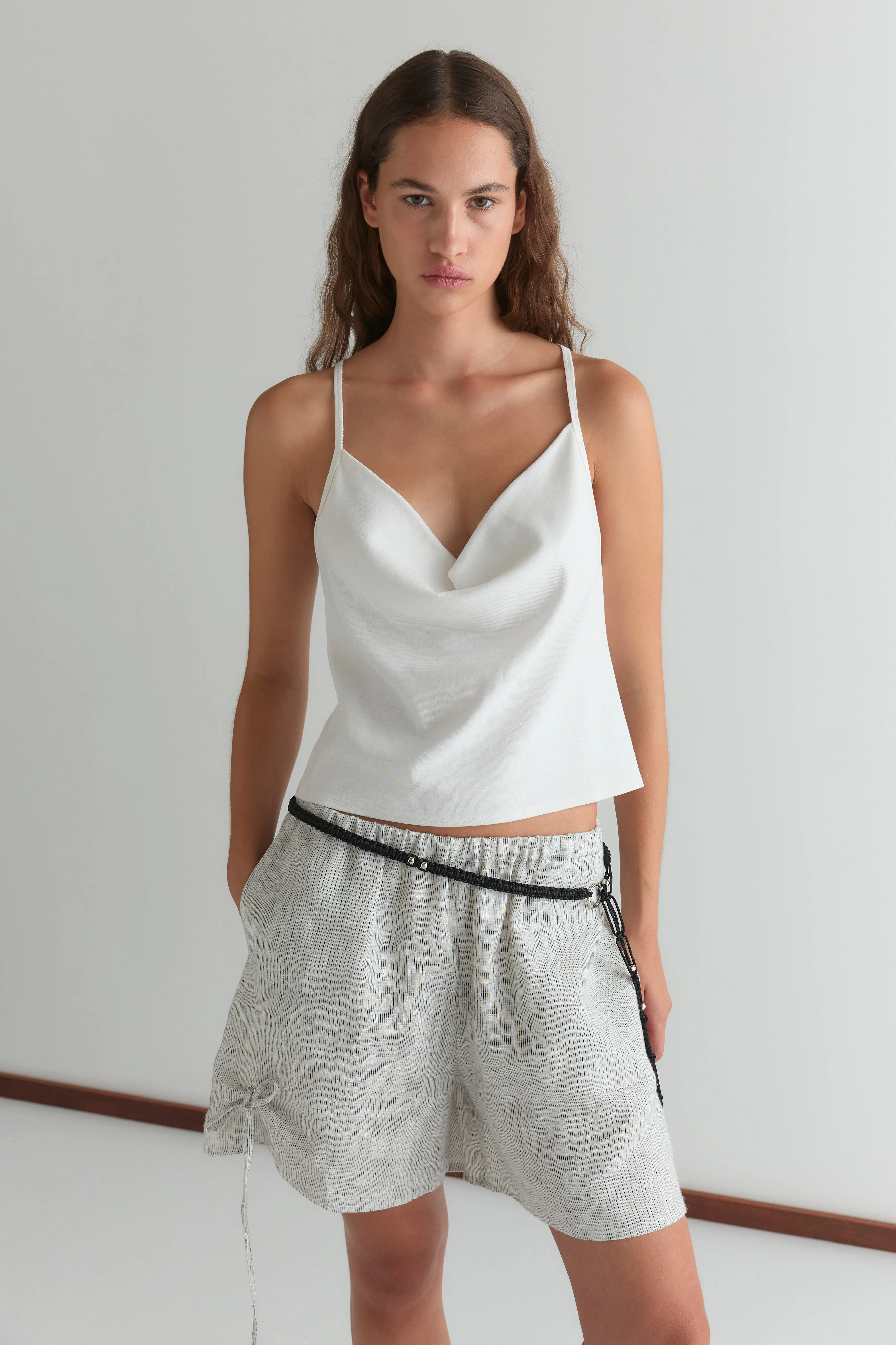 Eyelet Short - Fine Stripe sold by Deiji Studios product image thumbnail 2