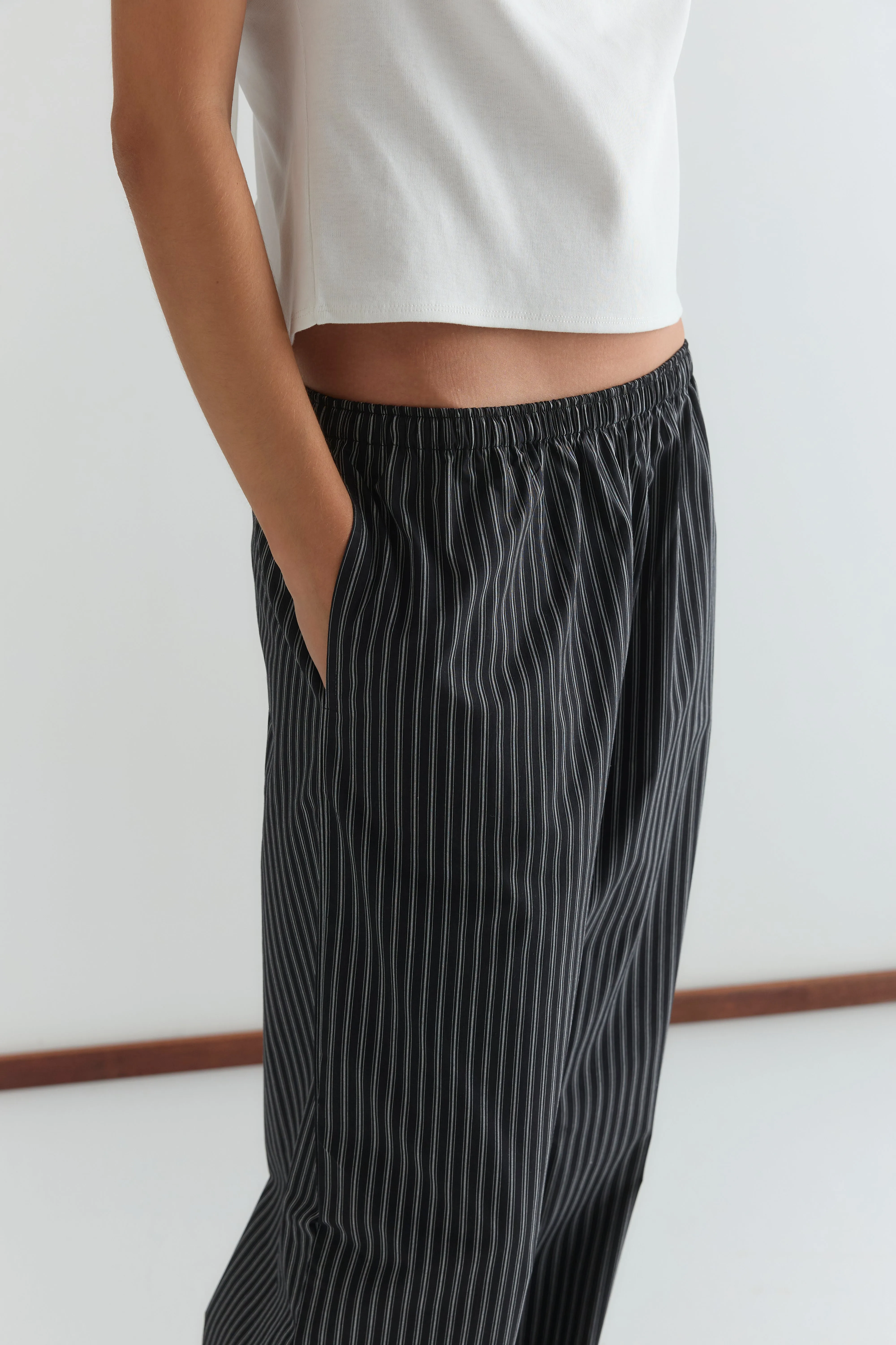 Ease Trouser - Mono Stripe sold by Deiji Studios product image thumbnail 4