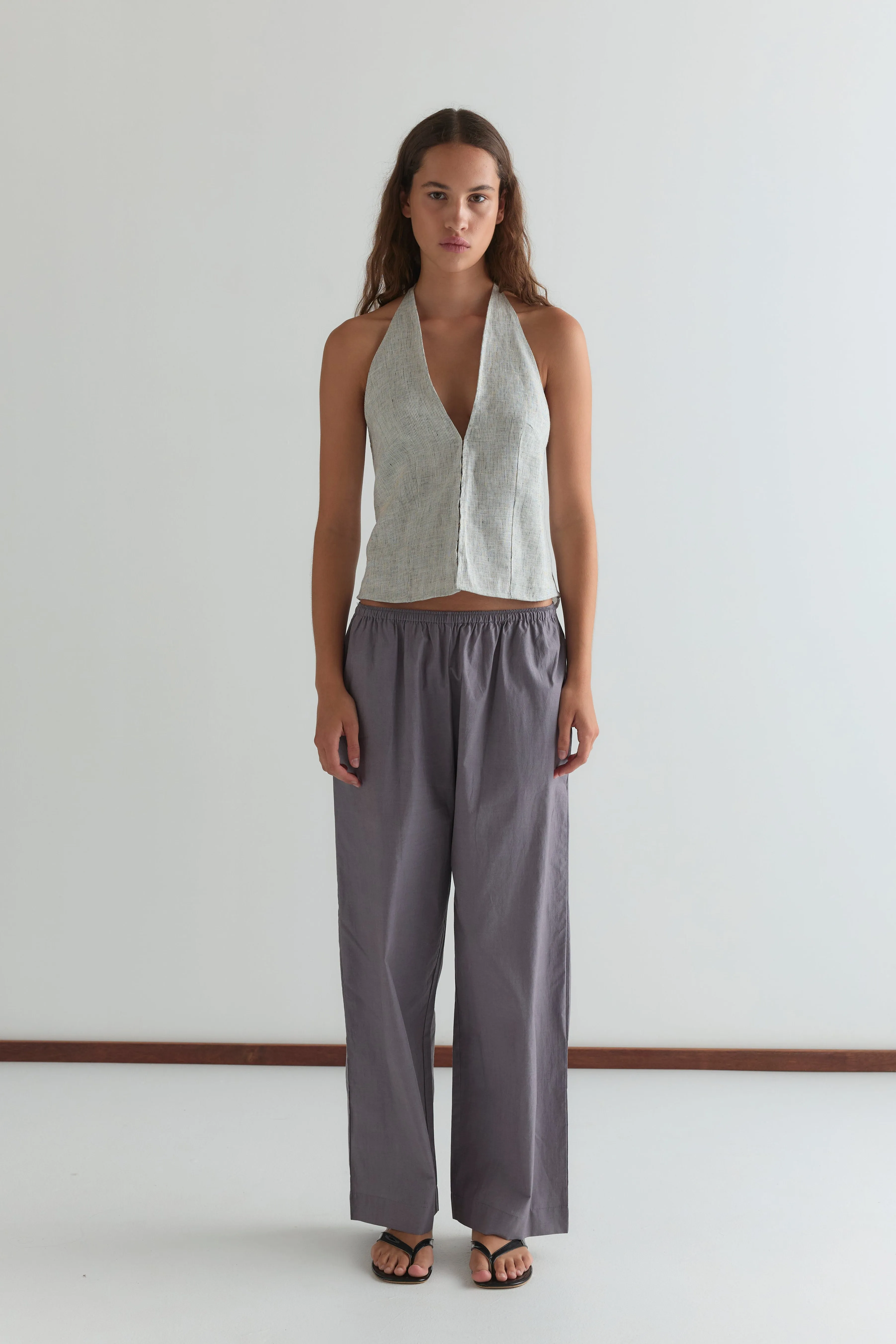 Ease Trouser - Currant sold by Deiji Studios