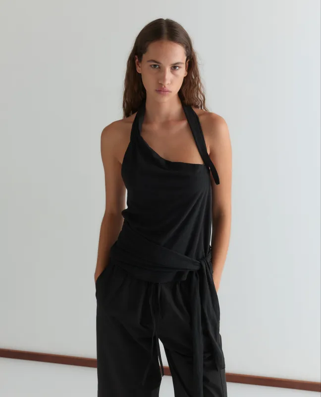 Drape Halter - Black made by Deiji Studios