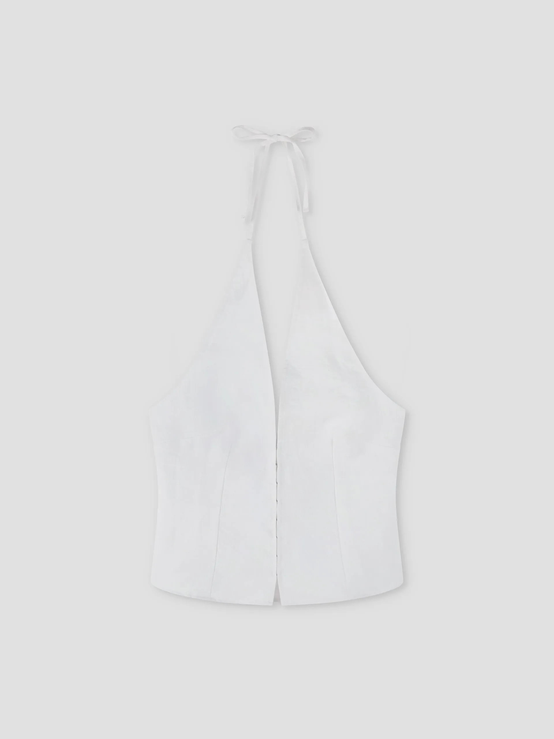 Close Halter Top - White sold by Deiji Studios product image thumbnail 3