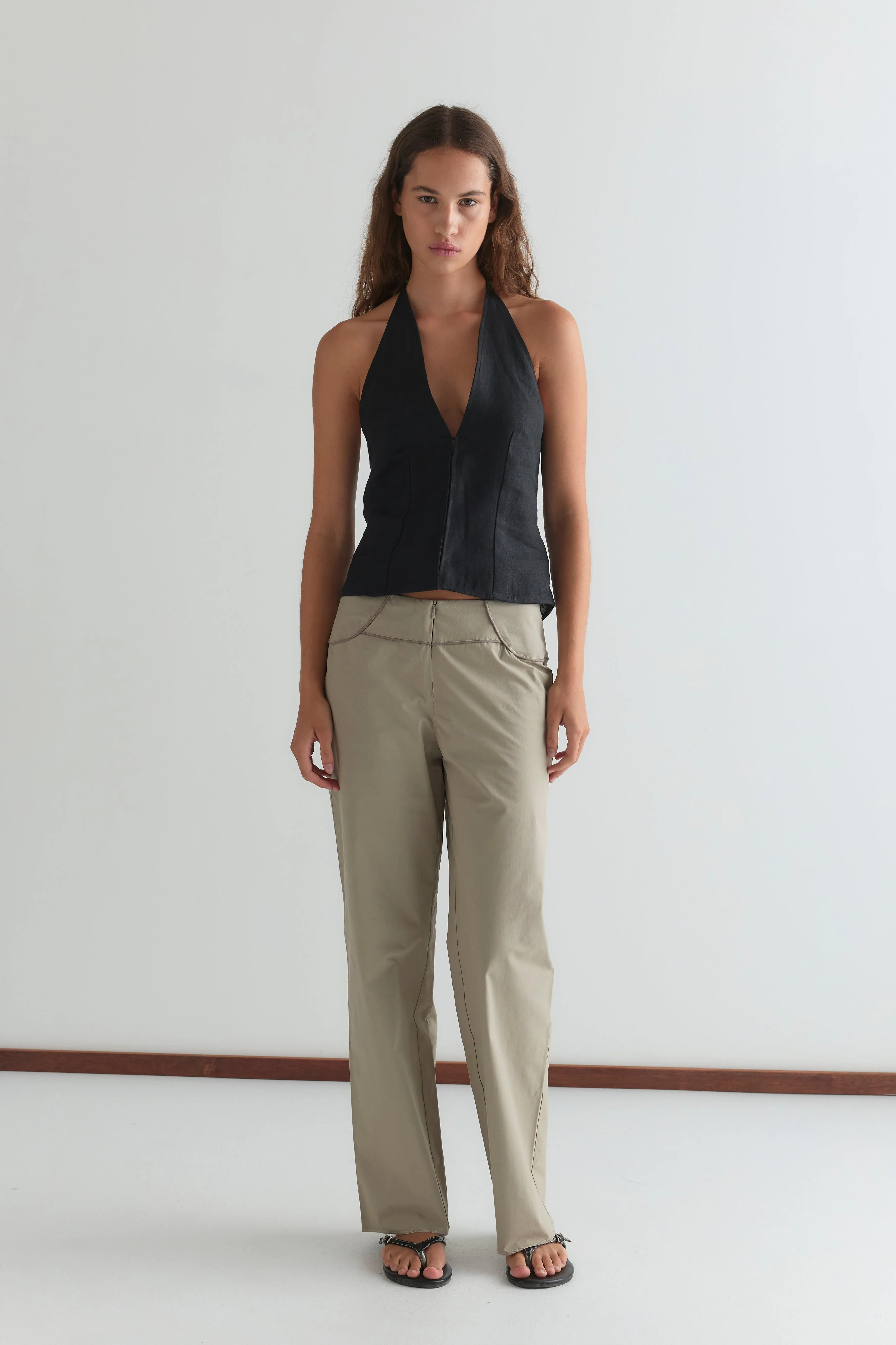 Close Halter Top - Black sold by Deiji Studios product image thumbnail 3