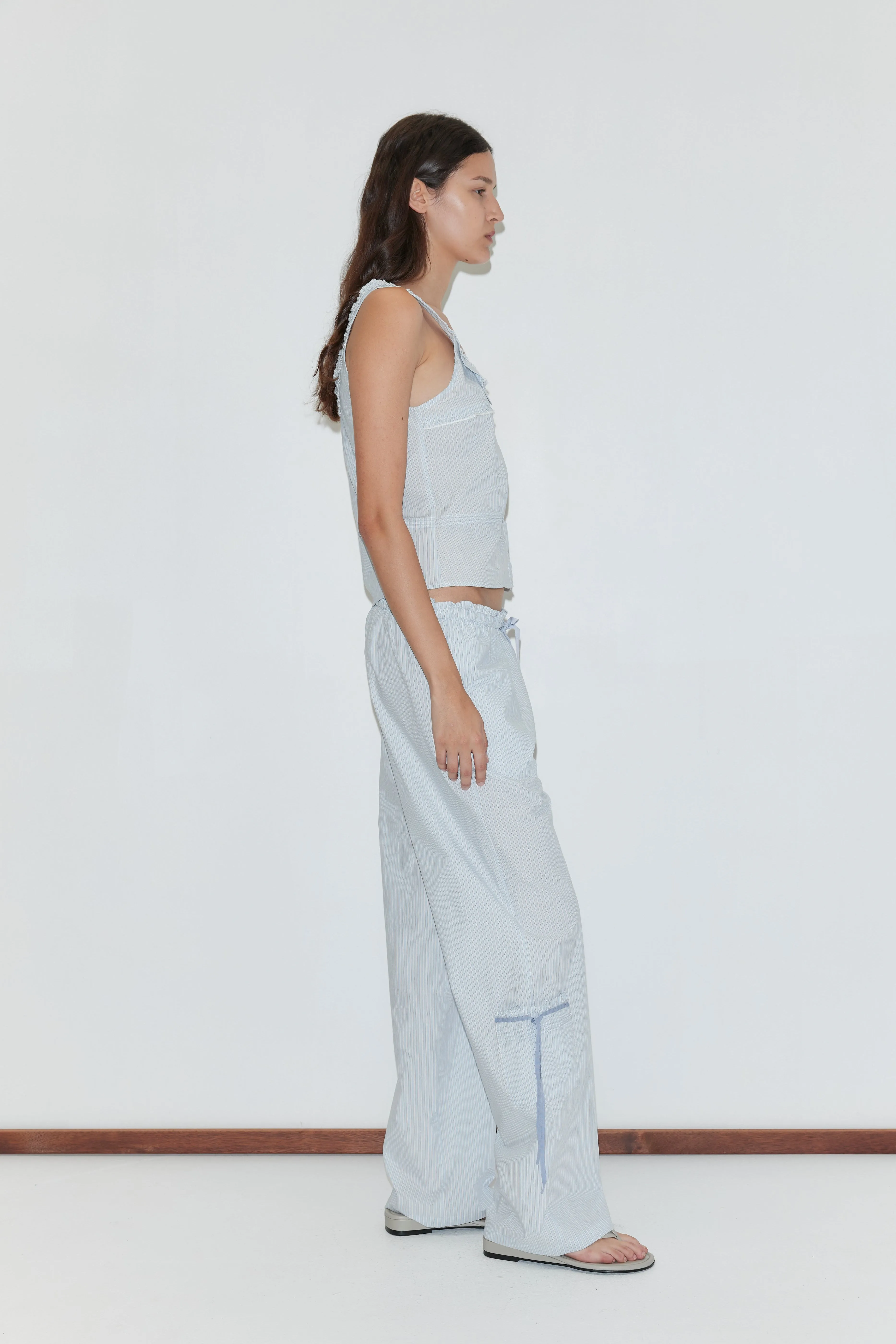 Pintuck Collar Set - Mist Stripe sold by Deiji Studios product image thumbnail 2