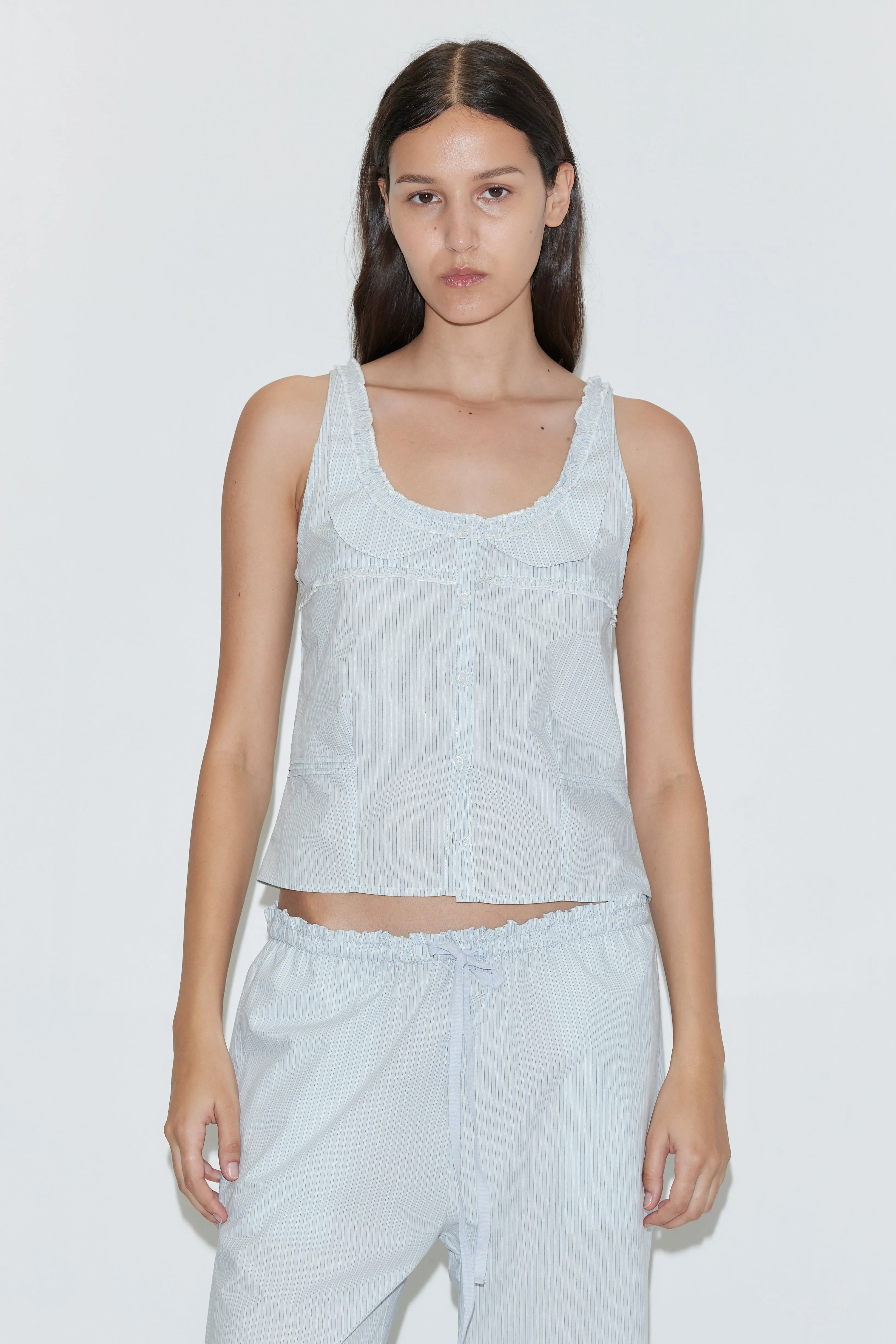 Pintuck Collar Set - Mist Stripe sold by Deiji Studios product image thumbnail 4