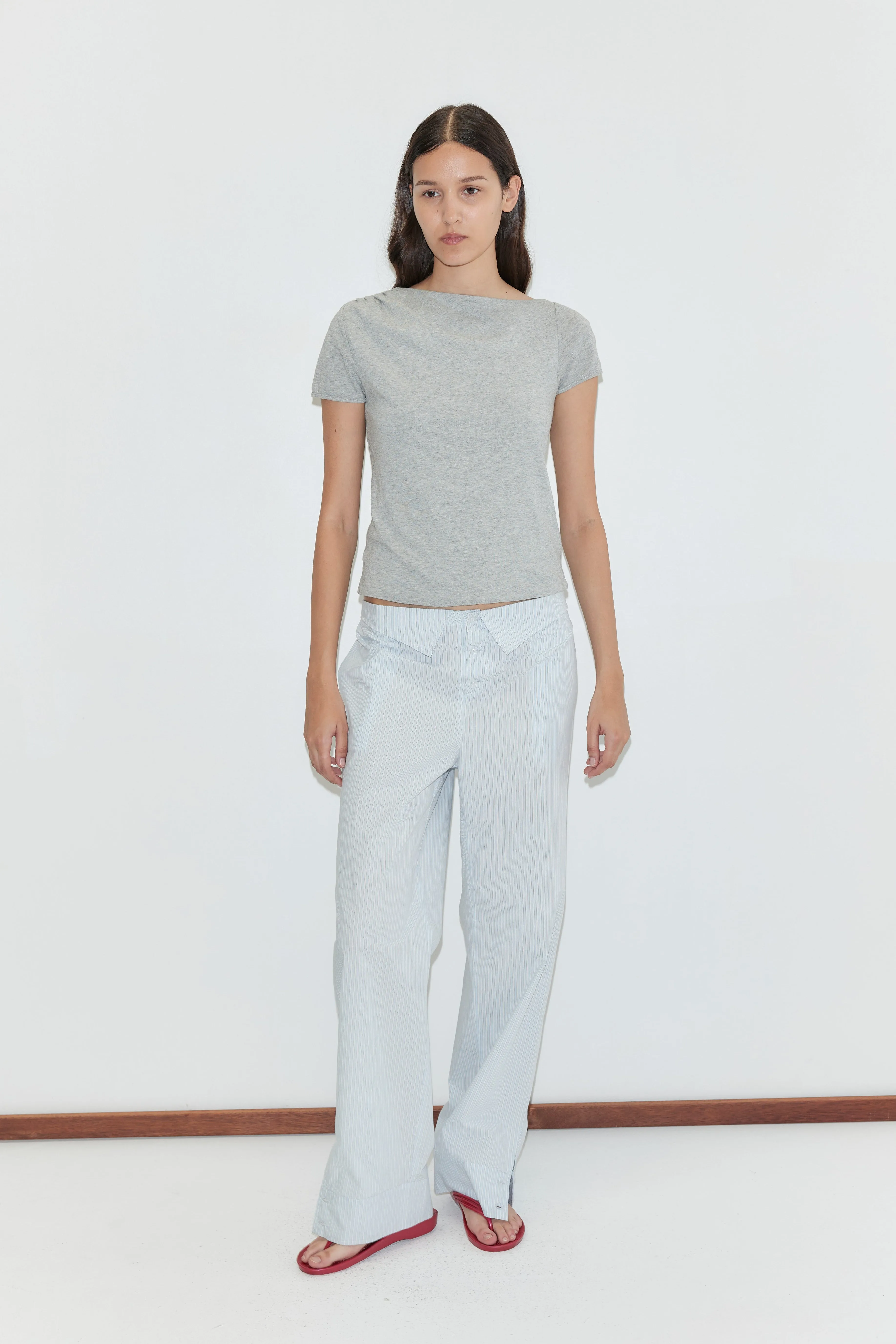 Collar Point Pant - Mist Stripe sold by Deiji Studios product image thumbnail 3