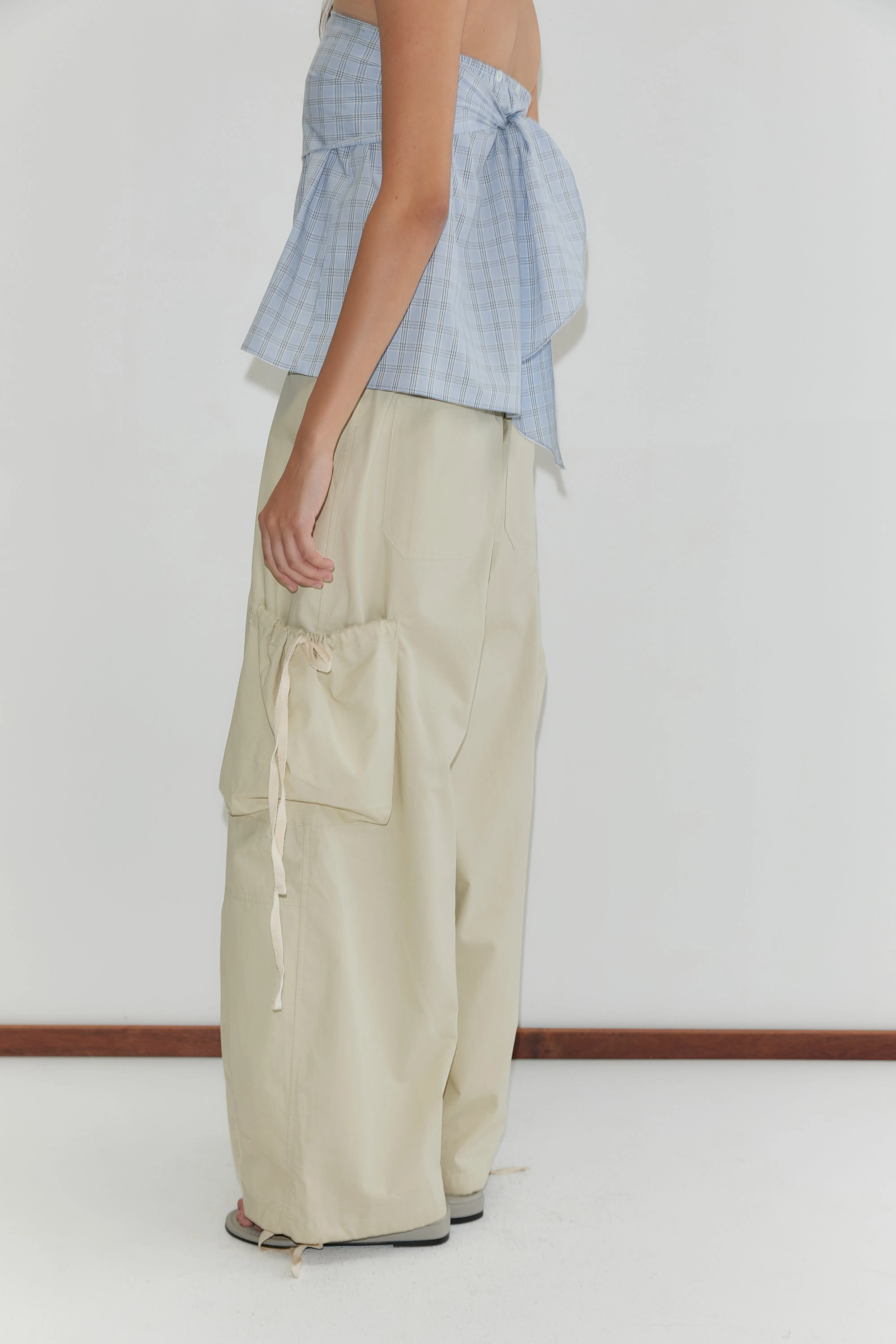 Cargo Pant - Stone sold by Deiji Studios