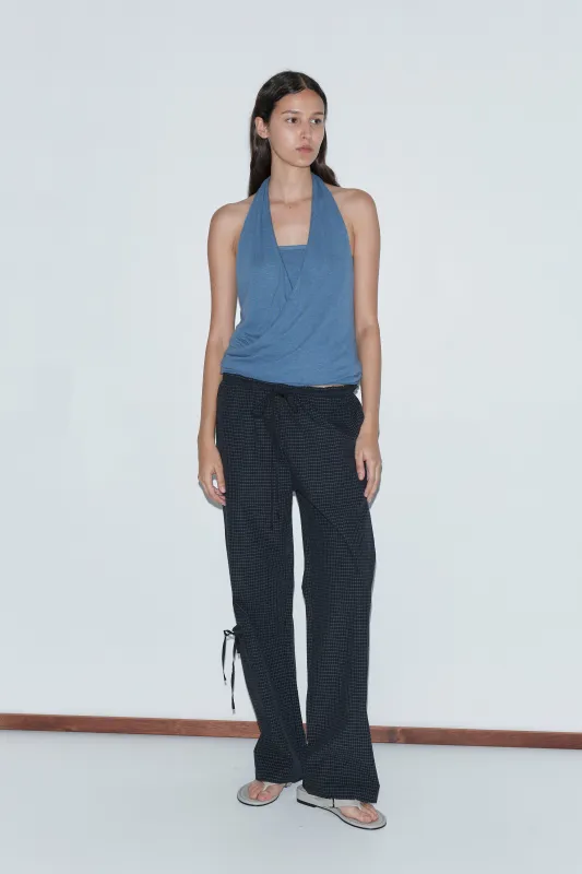 Double Layer Jersey Halter - Blue made by Deiji Studios