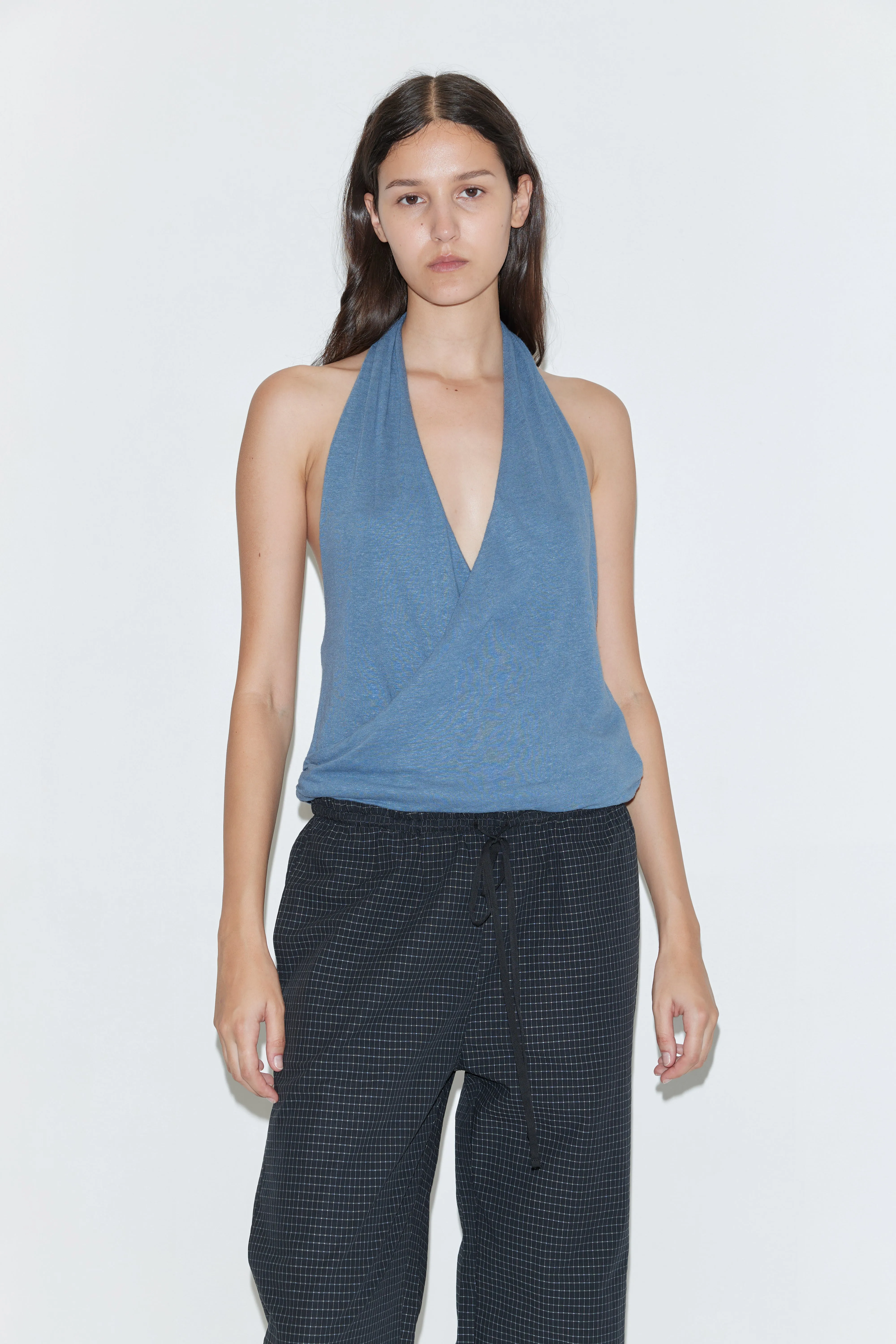 Double Layer Jersey Halter - Blue sold by Deiji Studios product image thumbnail 5