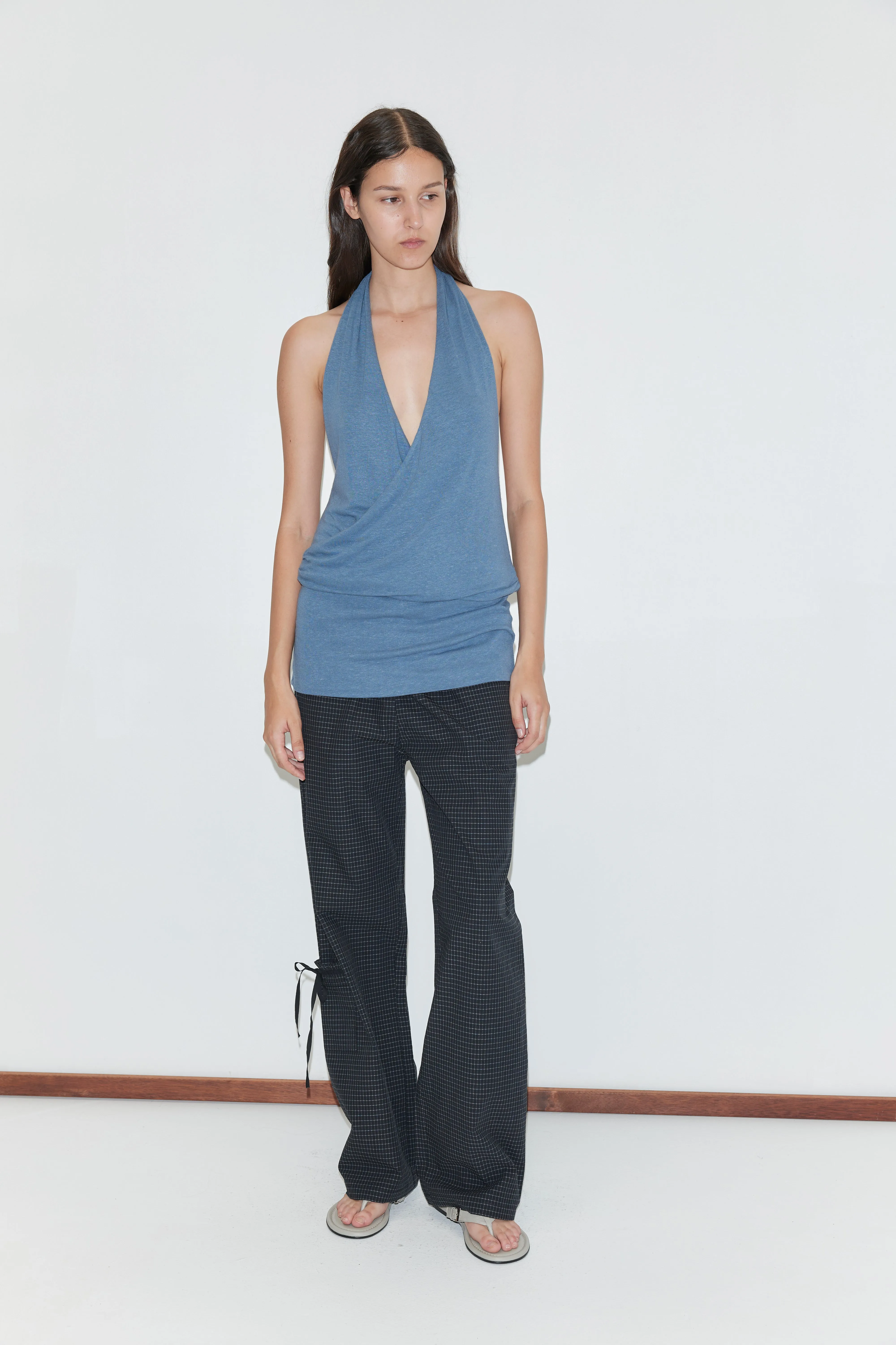 Double Layer Jersey Halter - Blue sold by Deiji Studios product image thumbnail 3