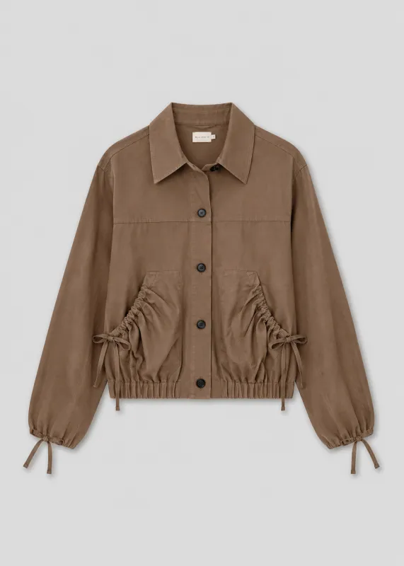 Button Up Jacket - Brown made by Deiji Studios