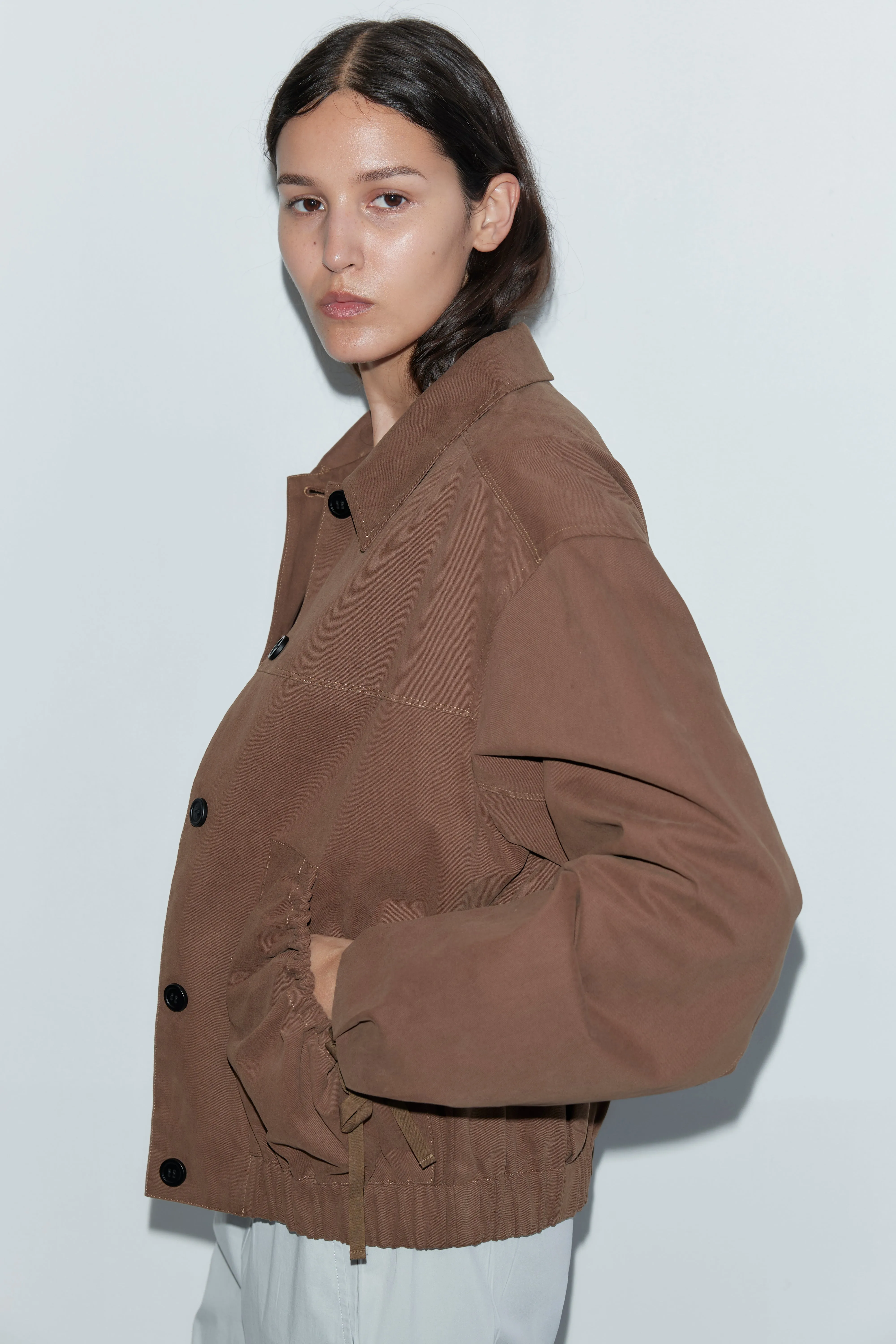 Button Up Jacket - Brown sold by Deiji Studios product image thumbnail 3