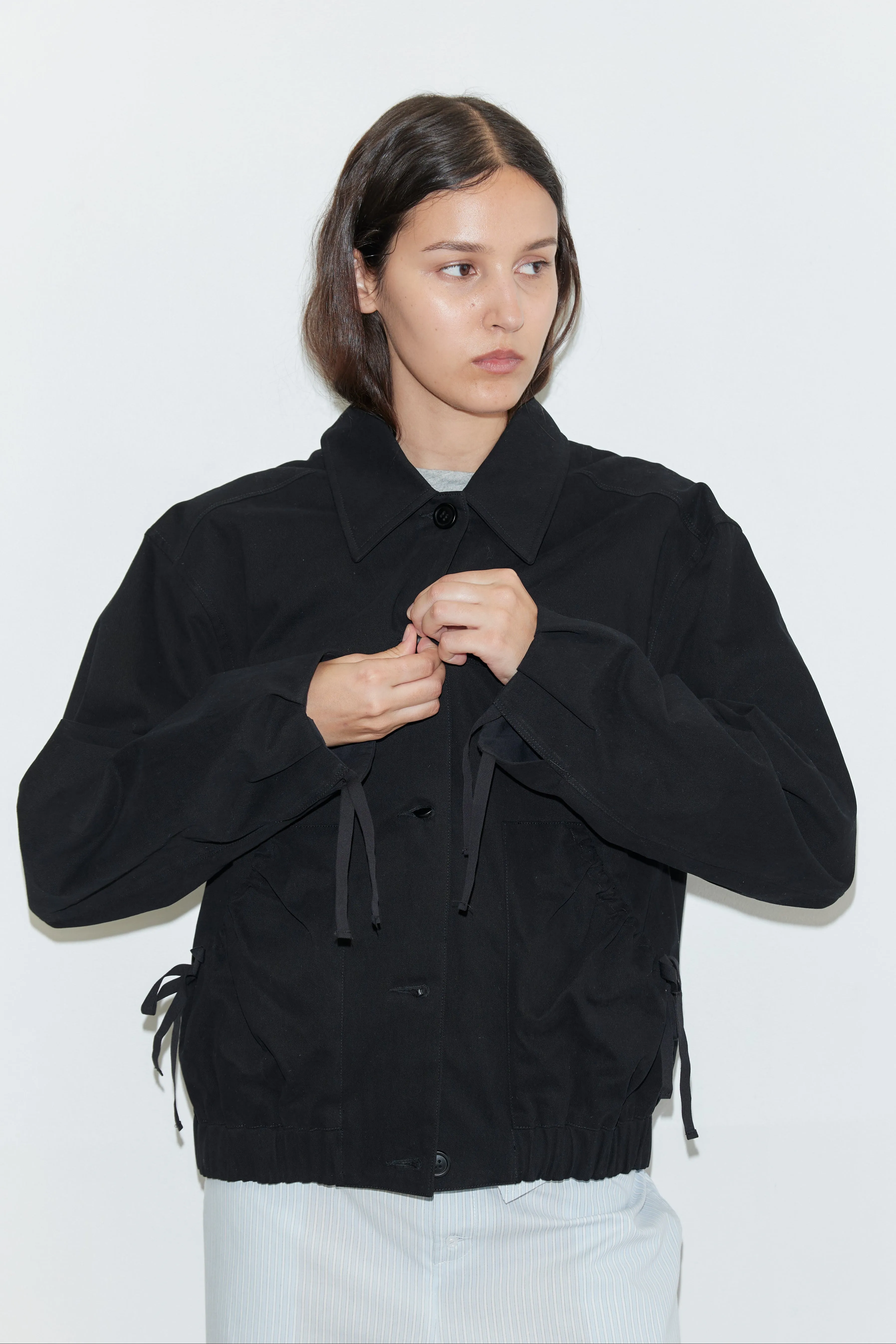 Button Up Jacket - Black sold by Deiji Studios