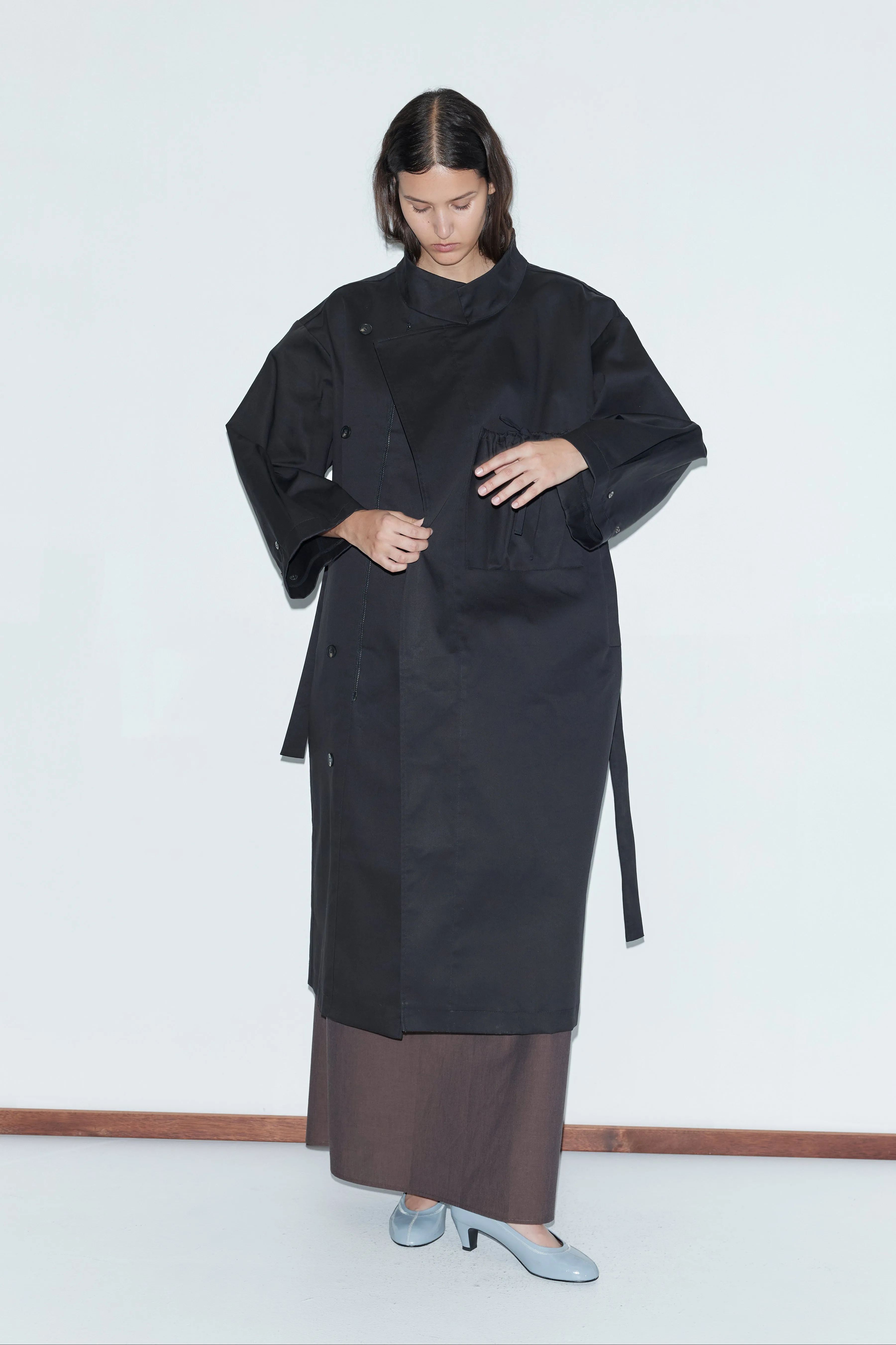 Longline Jacket - Black sold by Deiji Studios product image thumbnail 3