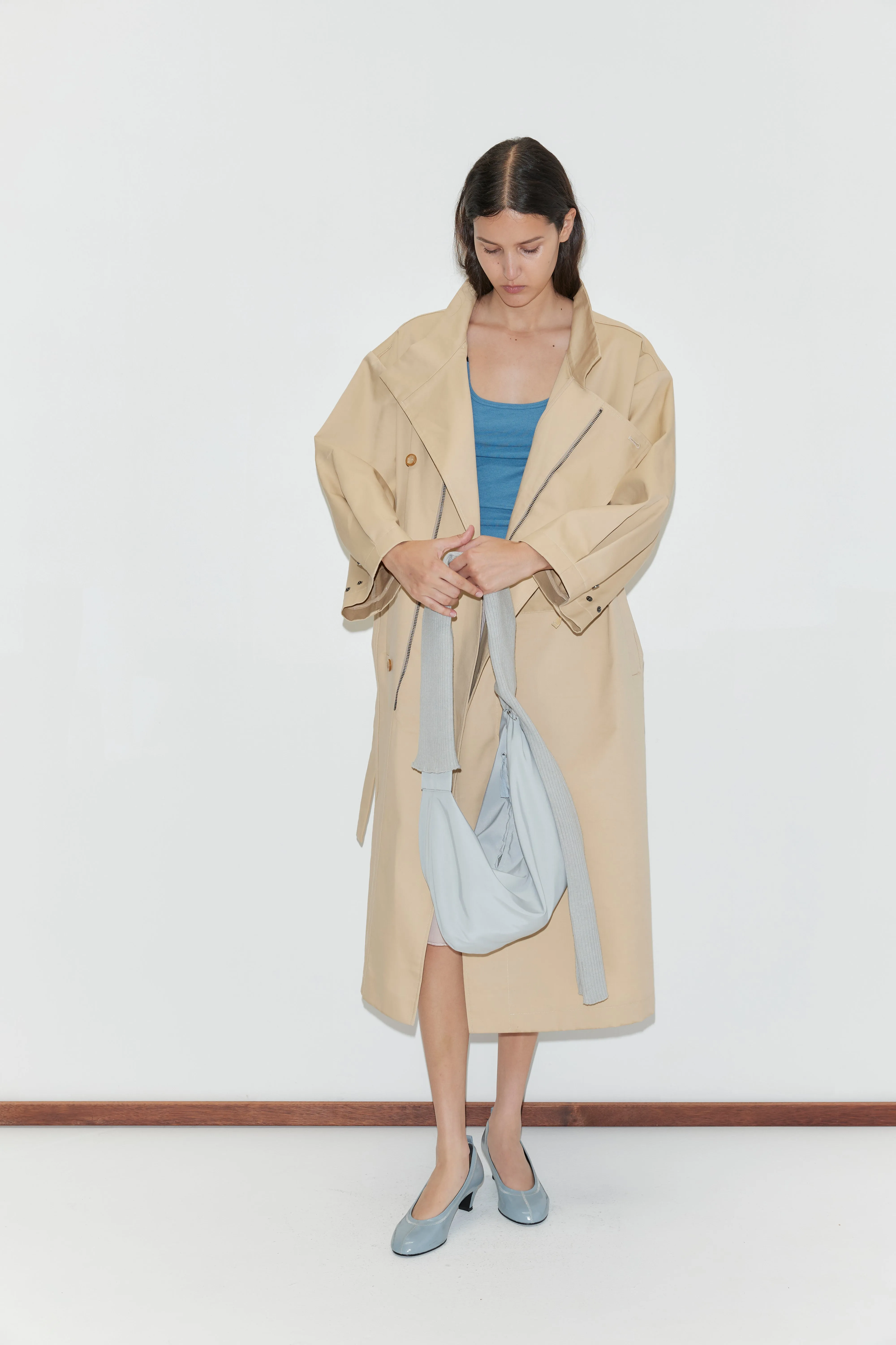 Longline Jacket - Beige sold by Deiji Studios product image thumbnail 5