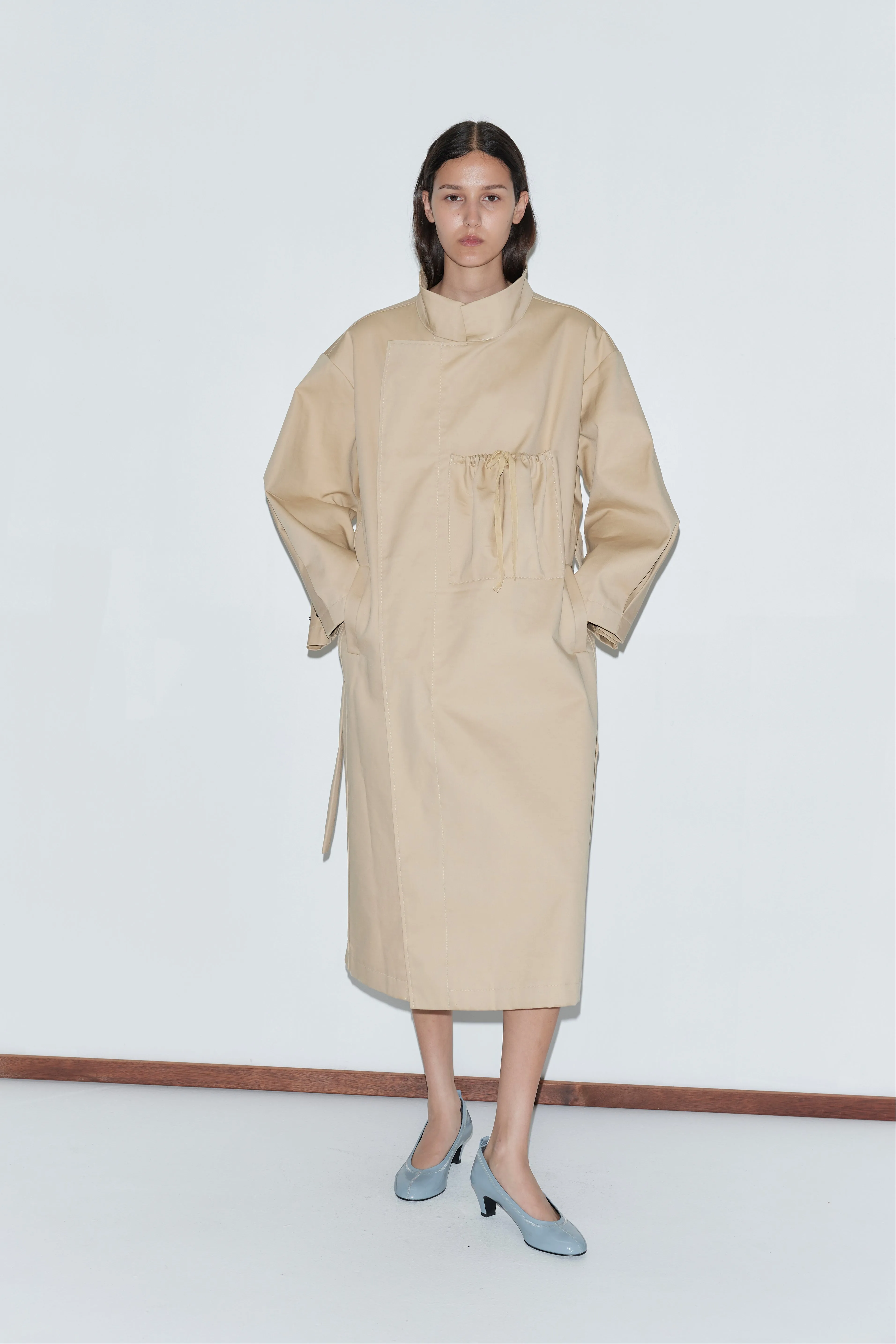 Longline Jacket - Beige sold by Deiji Studios product image thumbnail 4