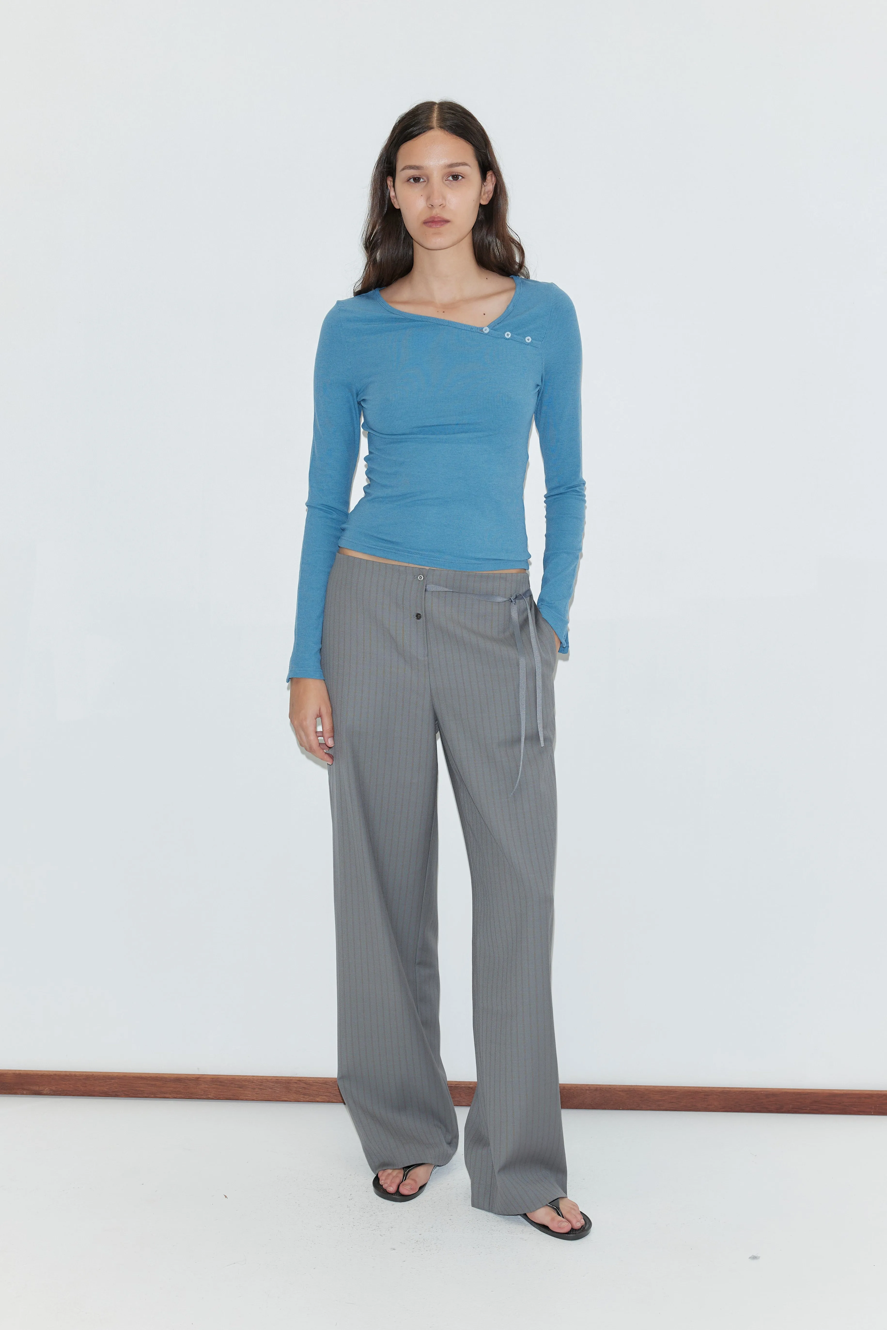 Boxer Pant - Grey Stripe sold by Deiji Studios product image thumbnail 5