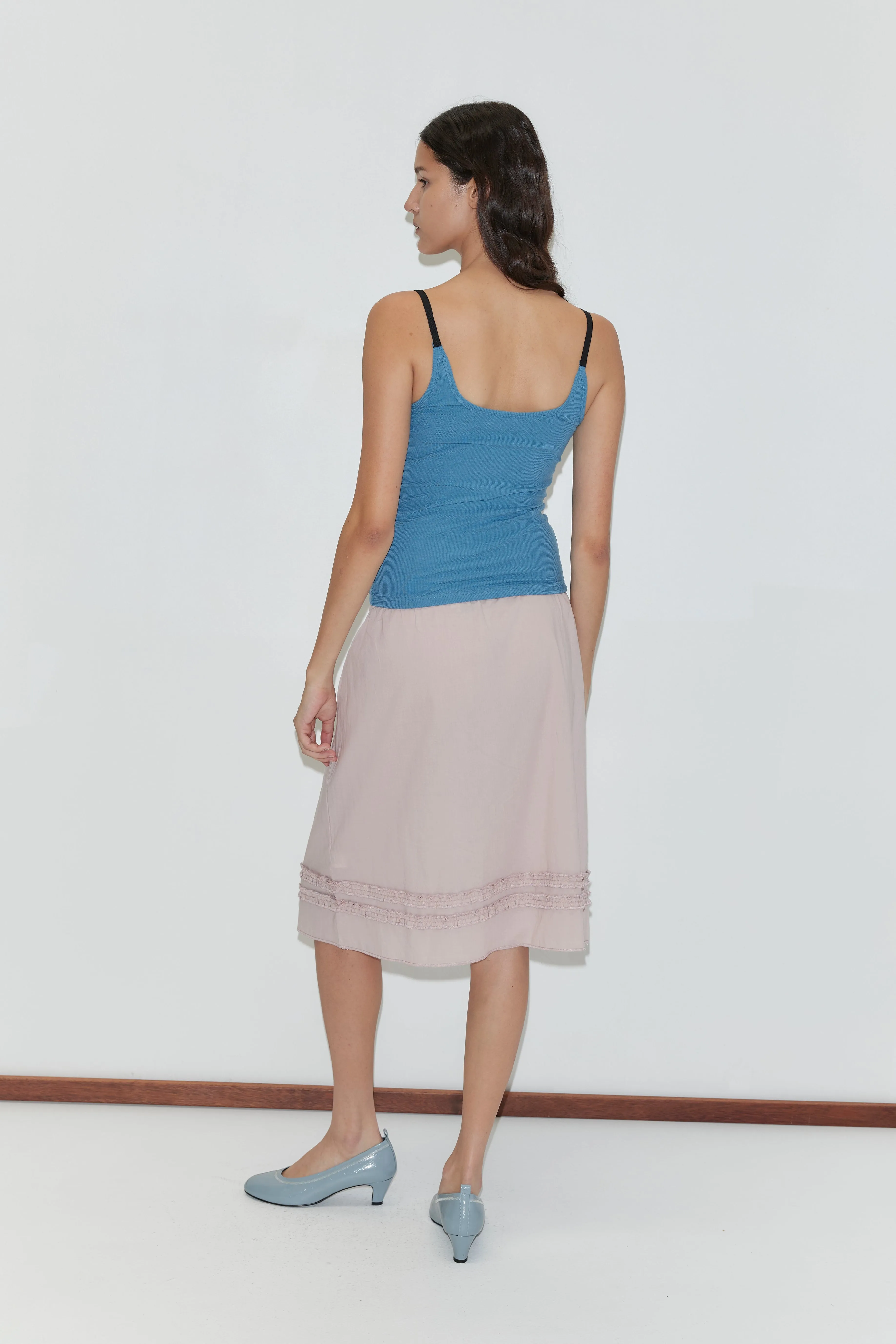 Rib Jersey Tank - Azure sold by Deiji Studios product image thumbnail 5