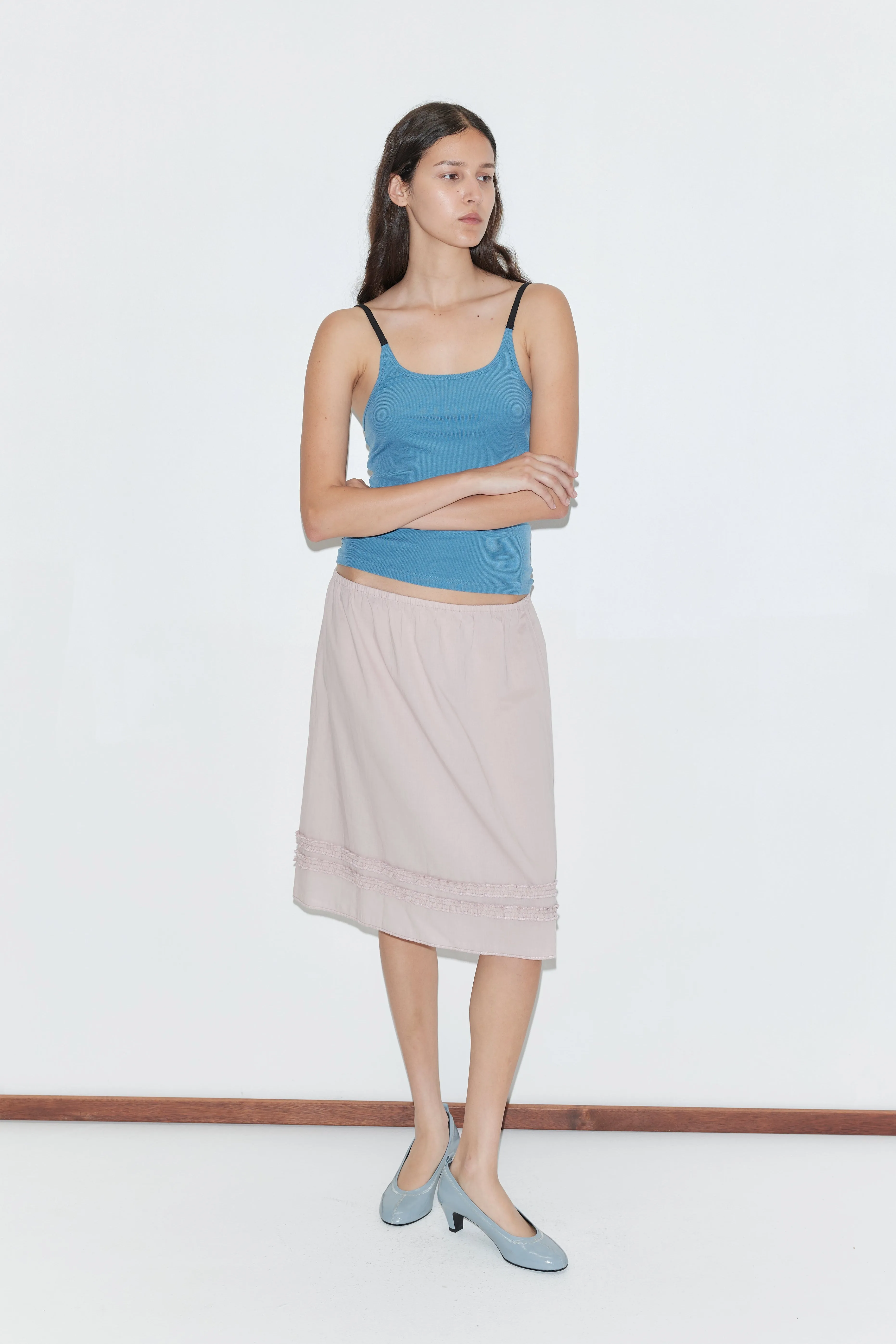 Rib Jersey Tank - Azure sold by Deiji Studios product image thumbnail 2