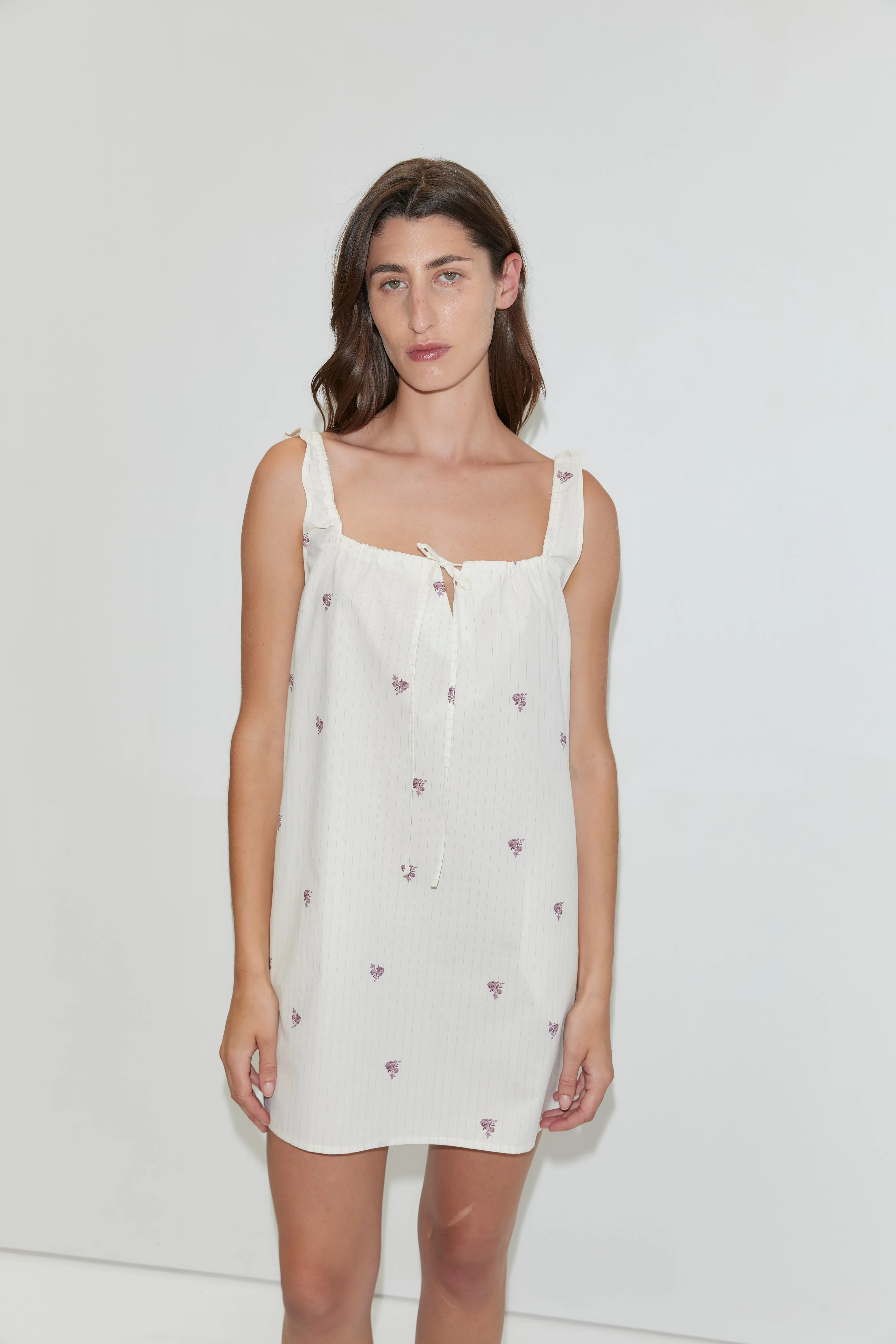 Bow Dress - Floral Stripe sold by Deiji Studios product image thumbnail 2