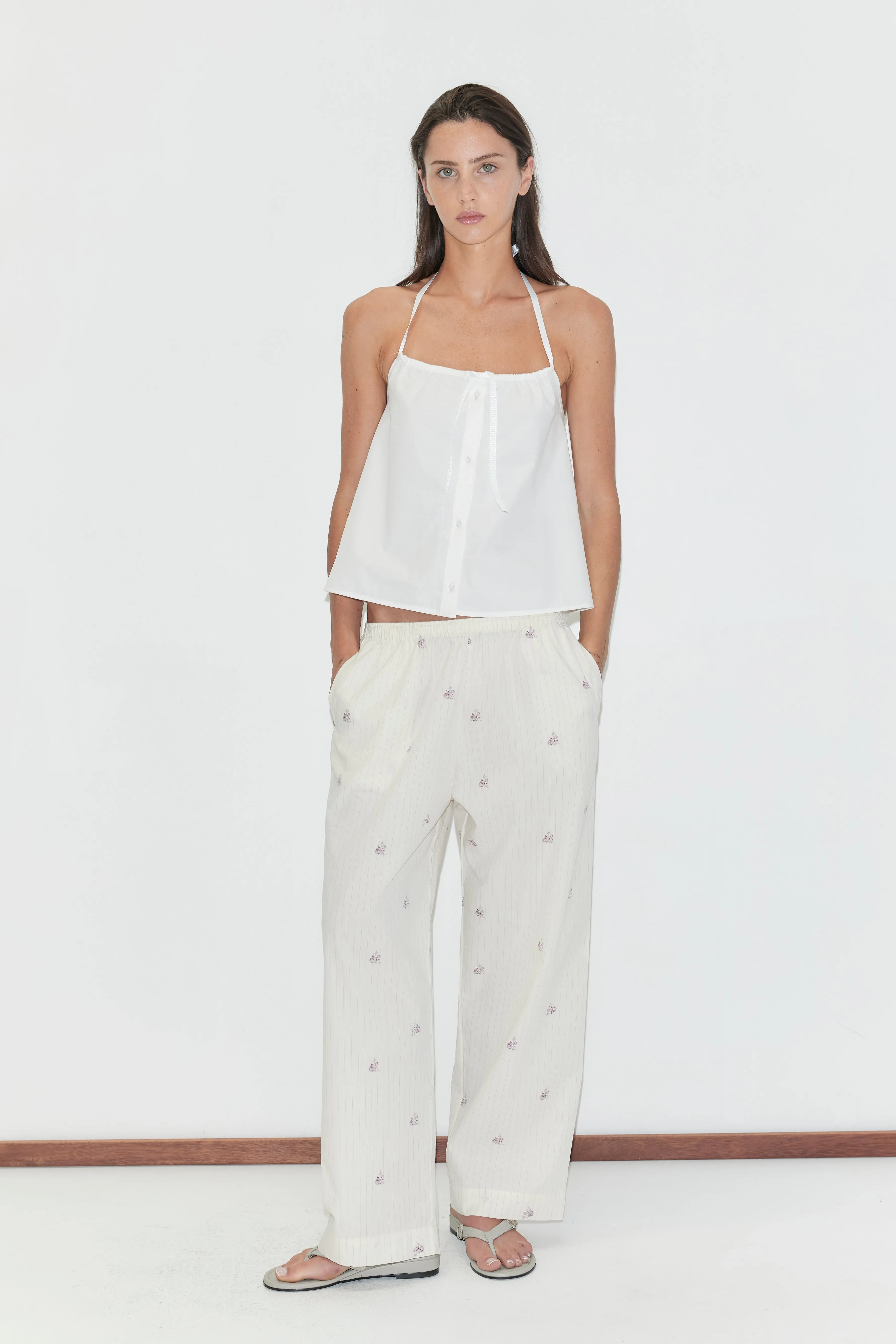 Simple Tie Top - White sold by Deiji Studios product image thumbnail 5