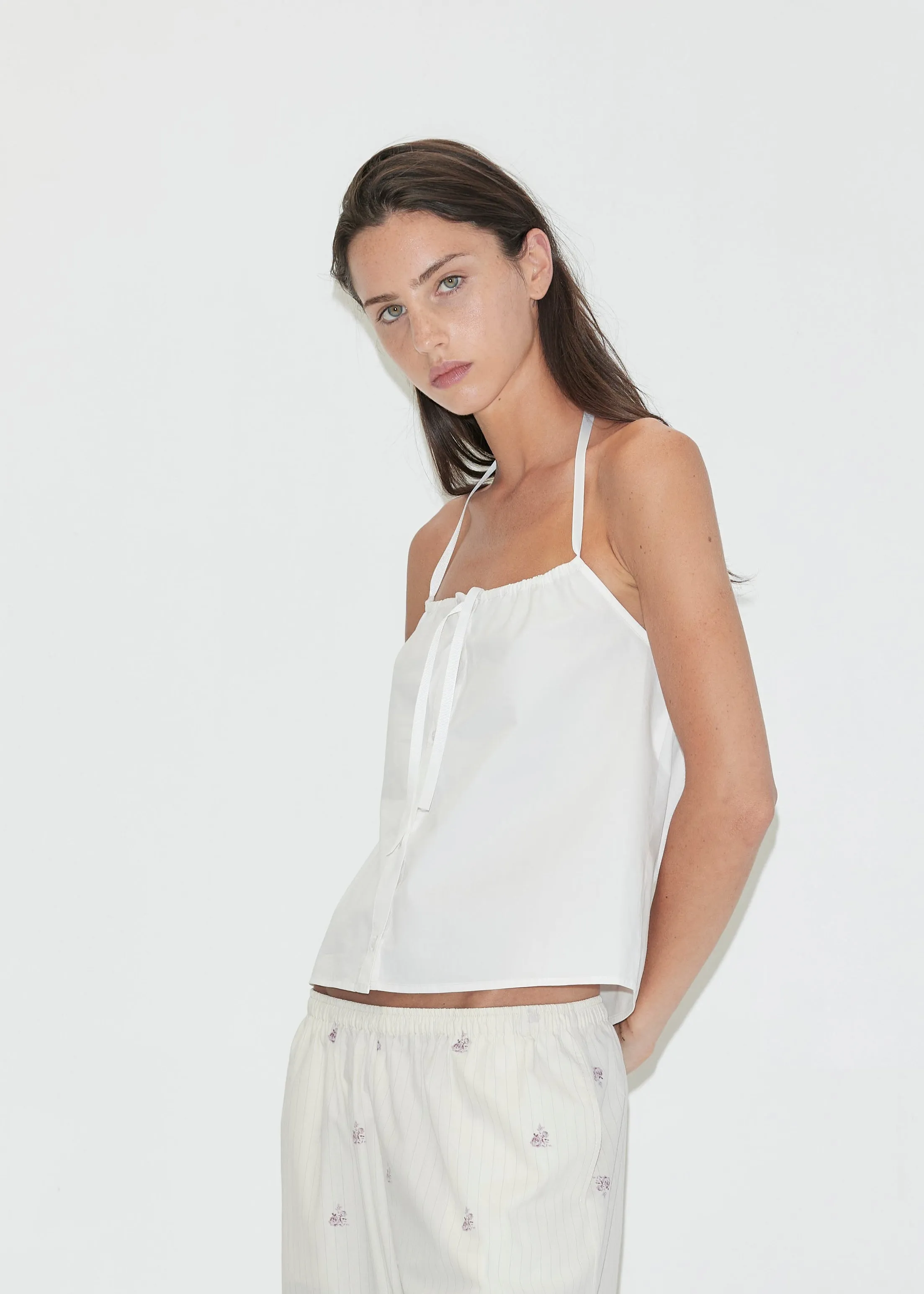 Simple Tie Top - White sold by Deiji Studios product image thumbnail 4