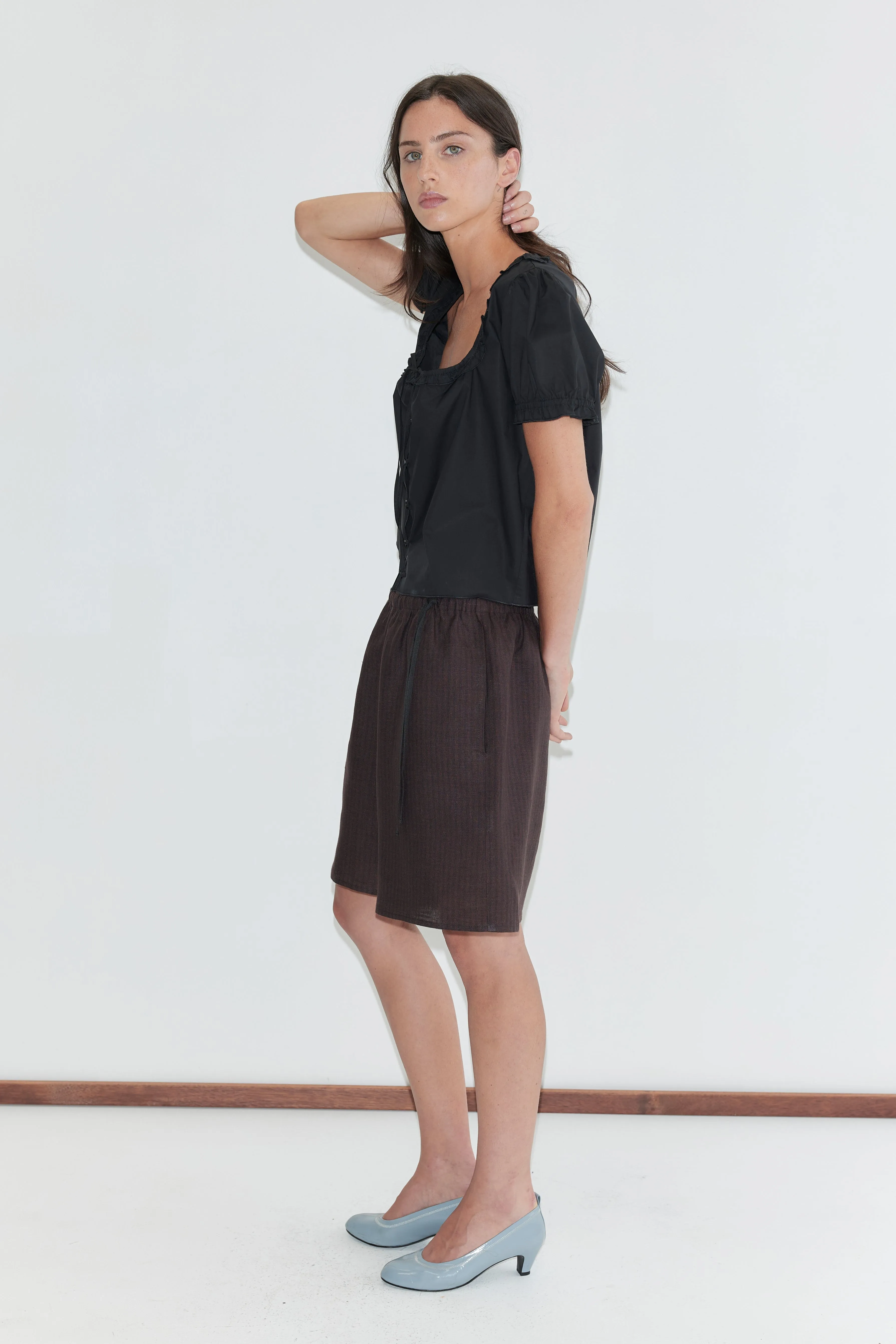 Flounced Top - Black sold by Deiji Studios product image thumbnail 2