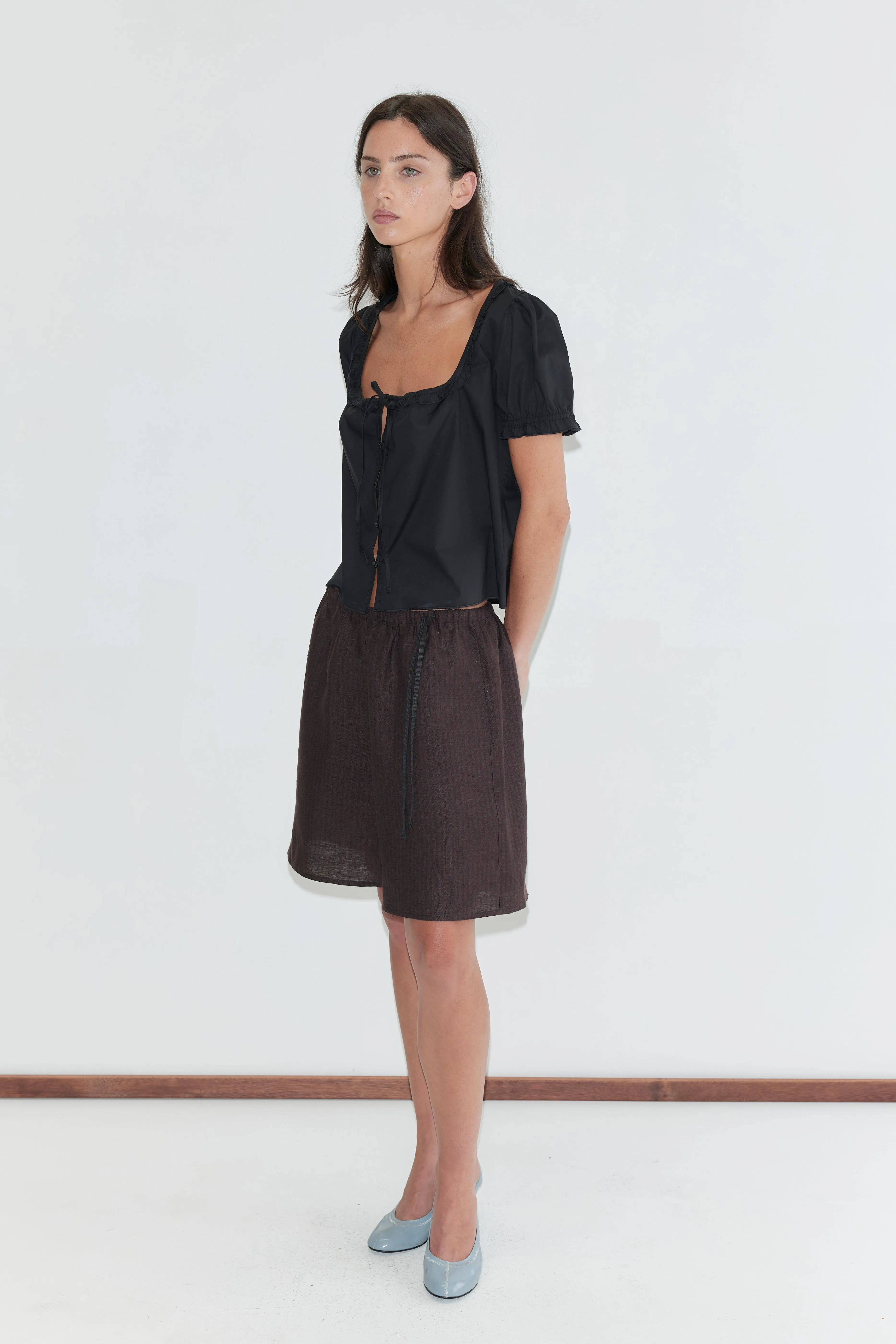 Flounced Top - Black sold by Deiji Studios product image thumbnail 4
