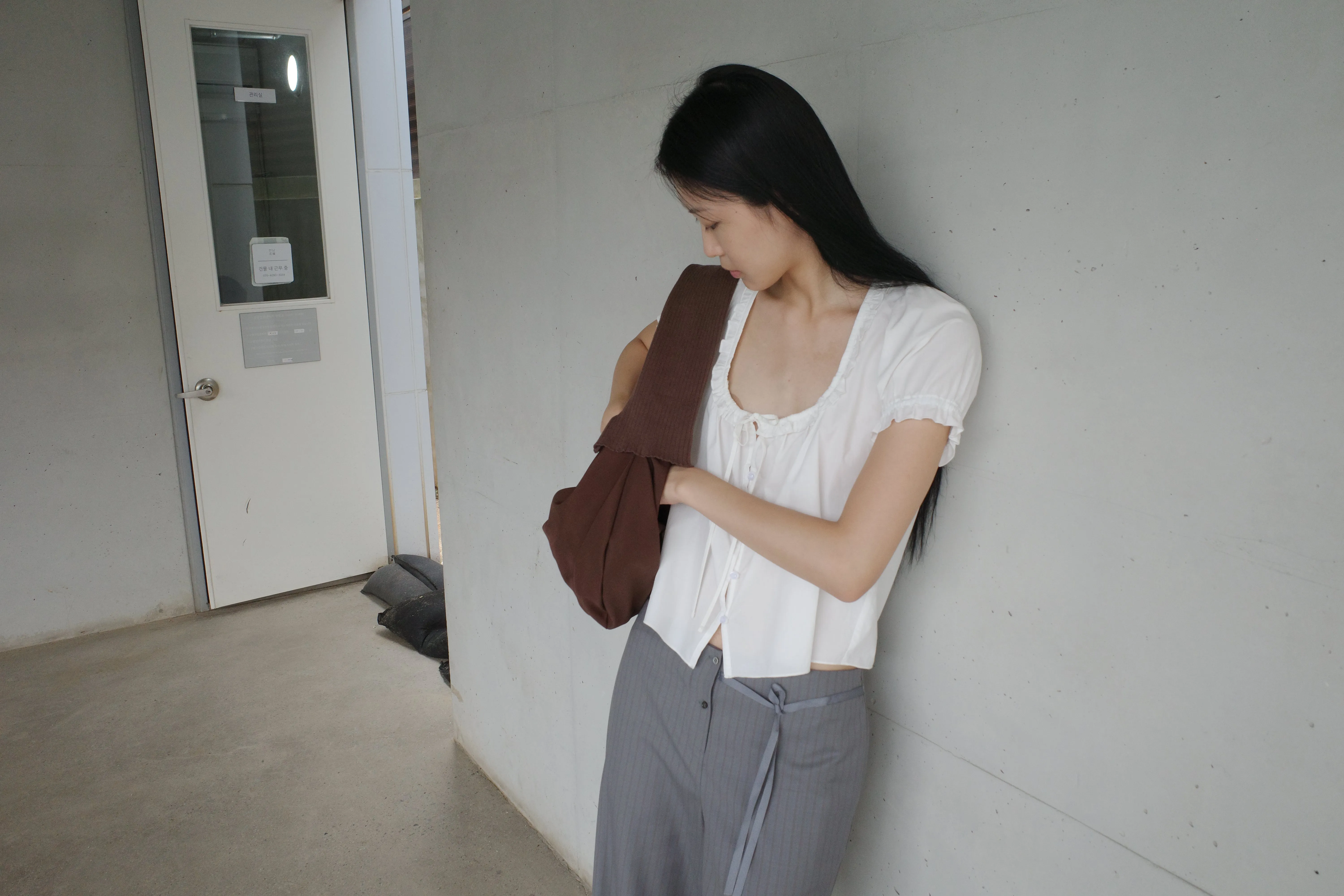 Flounced Top - White sold by Deiji Studios product image thumbnail 5