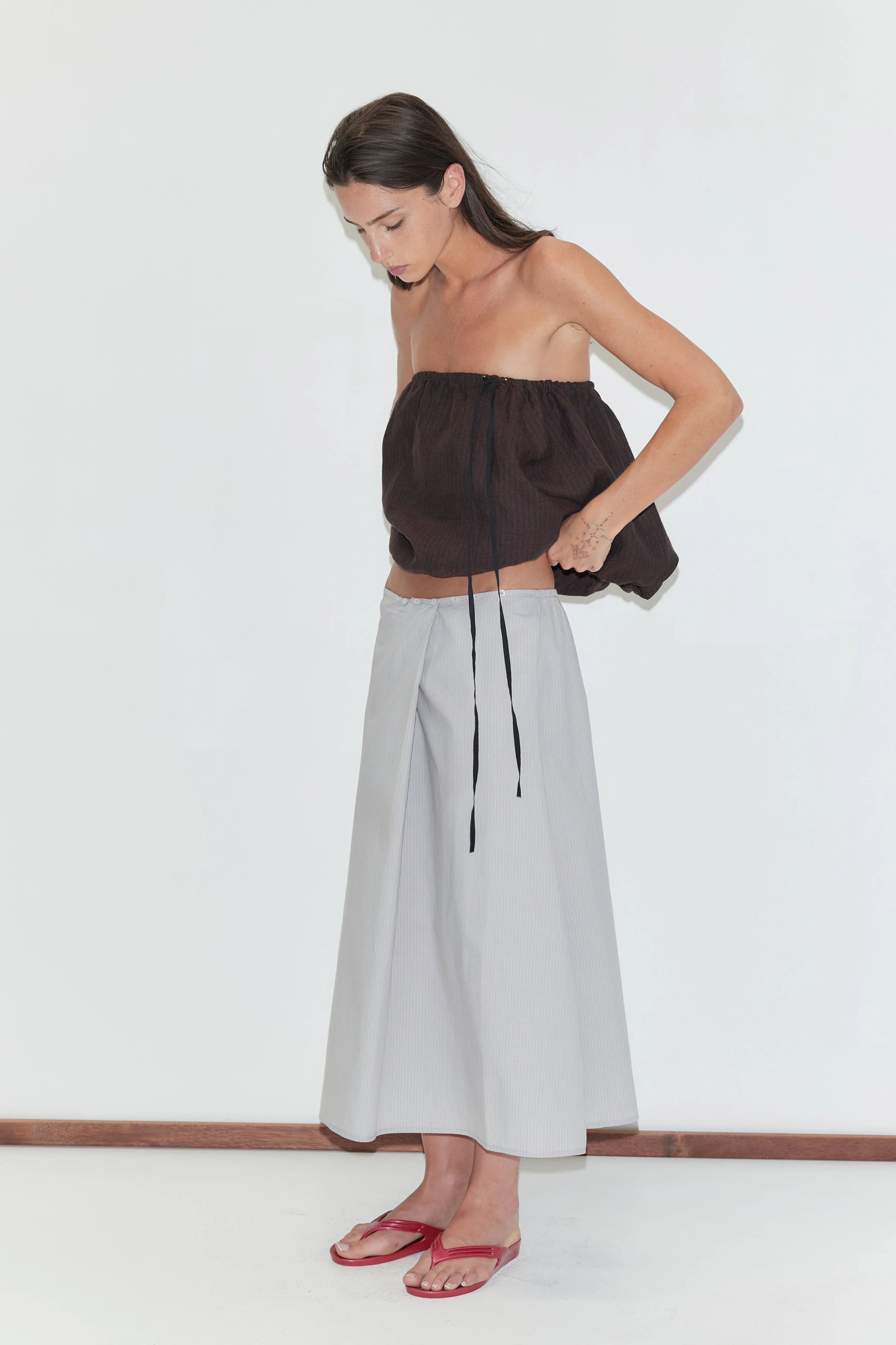 Bubble Top - Brown Black Stripe sold by Deiji Studios product image thumbnail 5