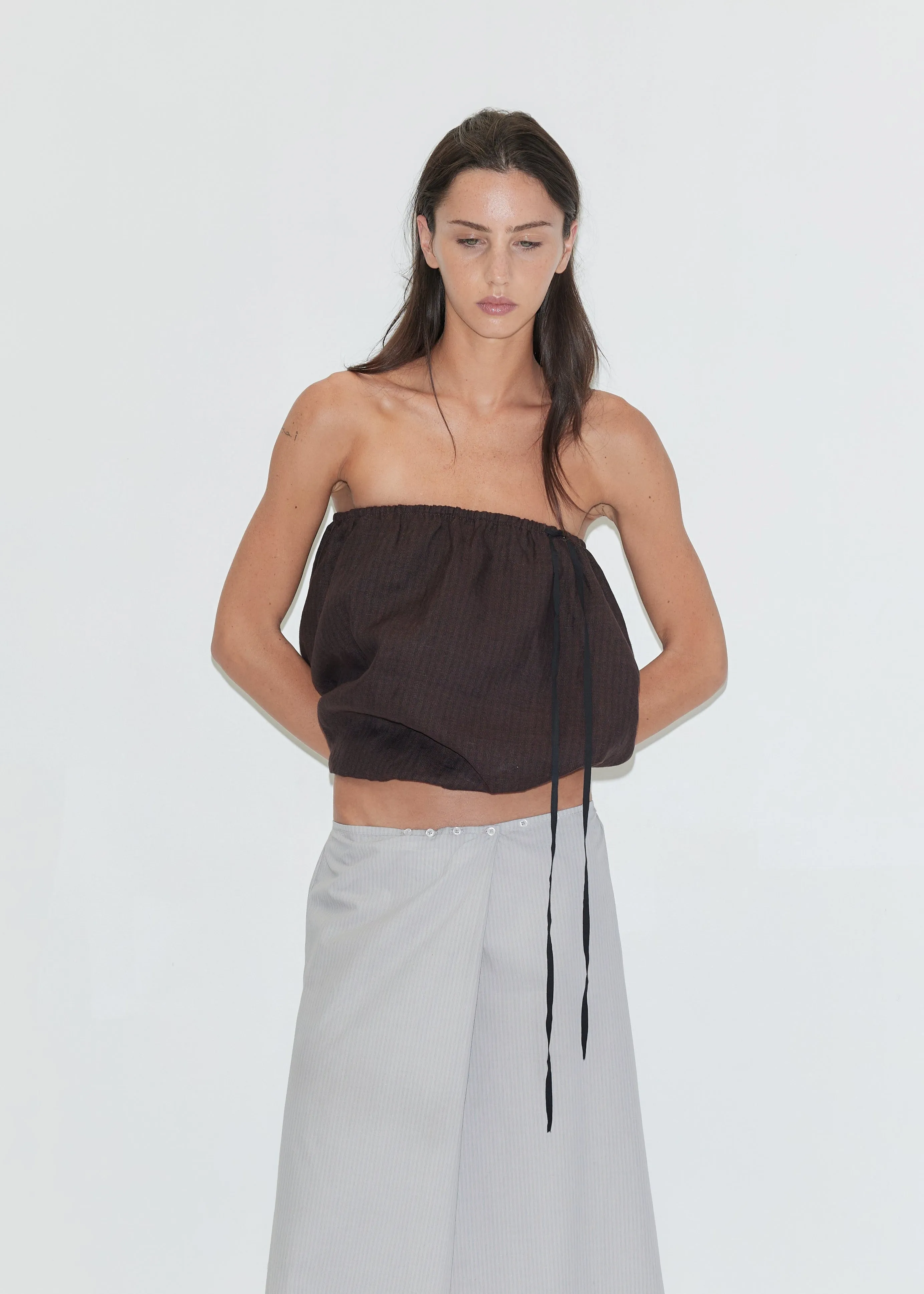 Bubble Top - Brown Black Stripe sold by Deiji Studios product image thumbnail 4