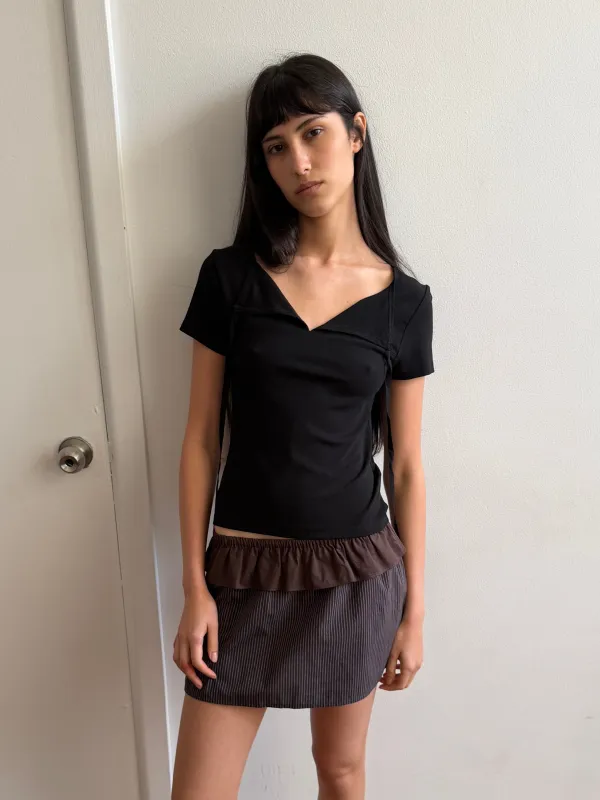 Flounce Layer Mini Skirt made by Deiji Studios