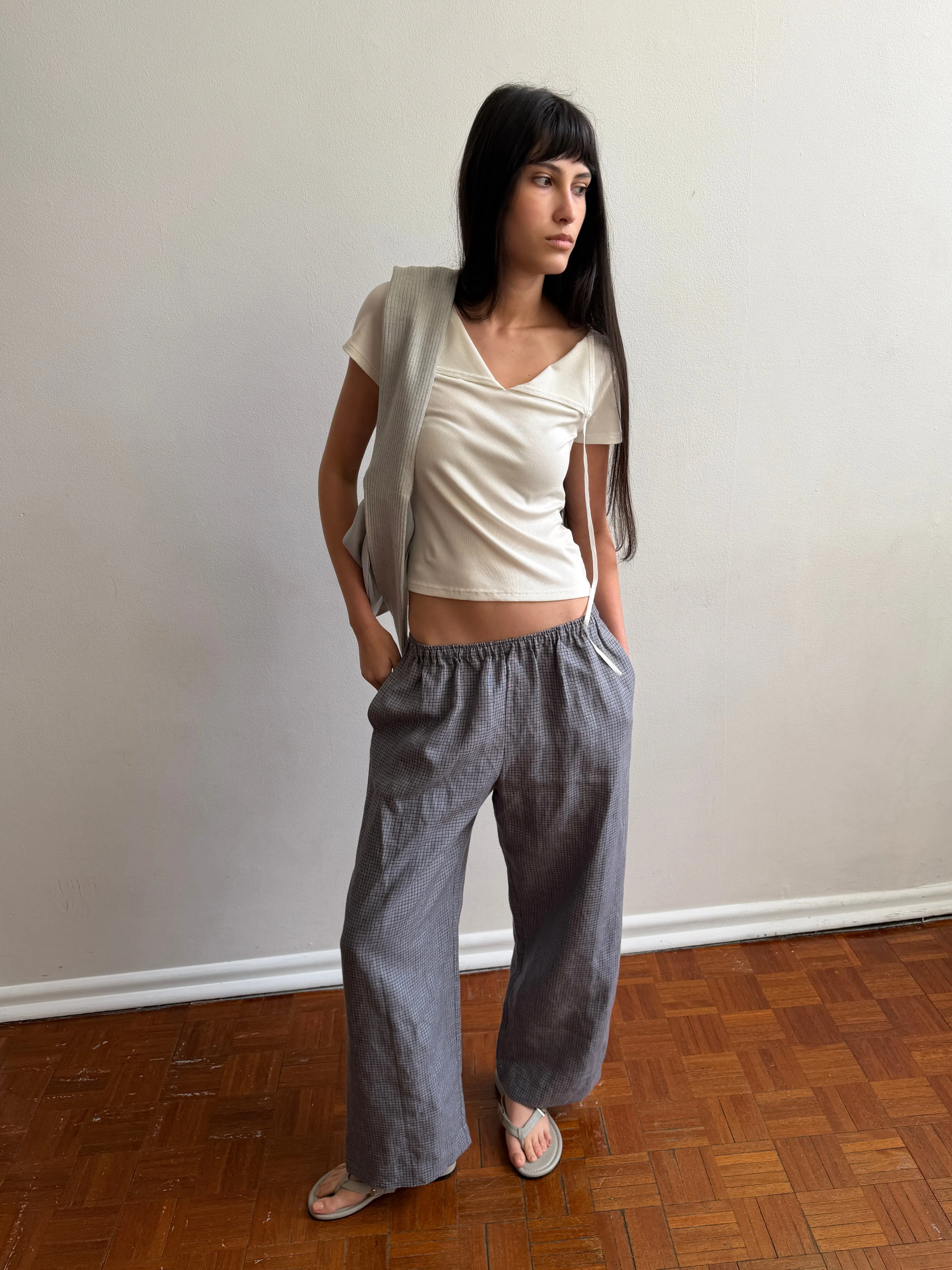 Tie Back Tee - White sold by Deiji Studios product image thumbnail 4