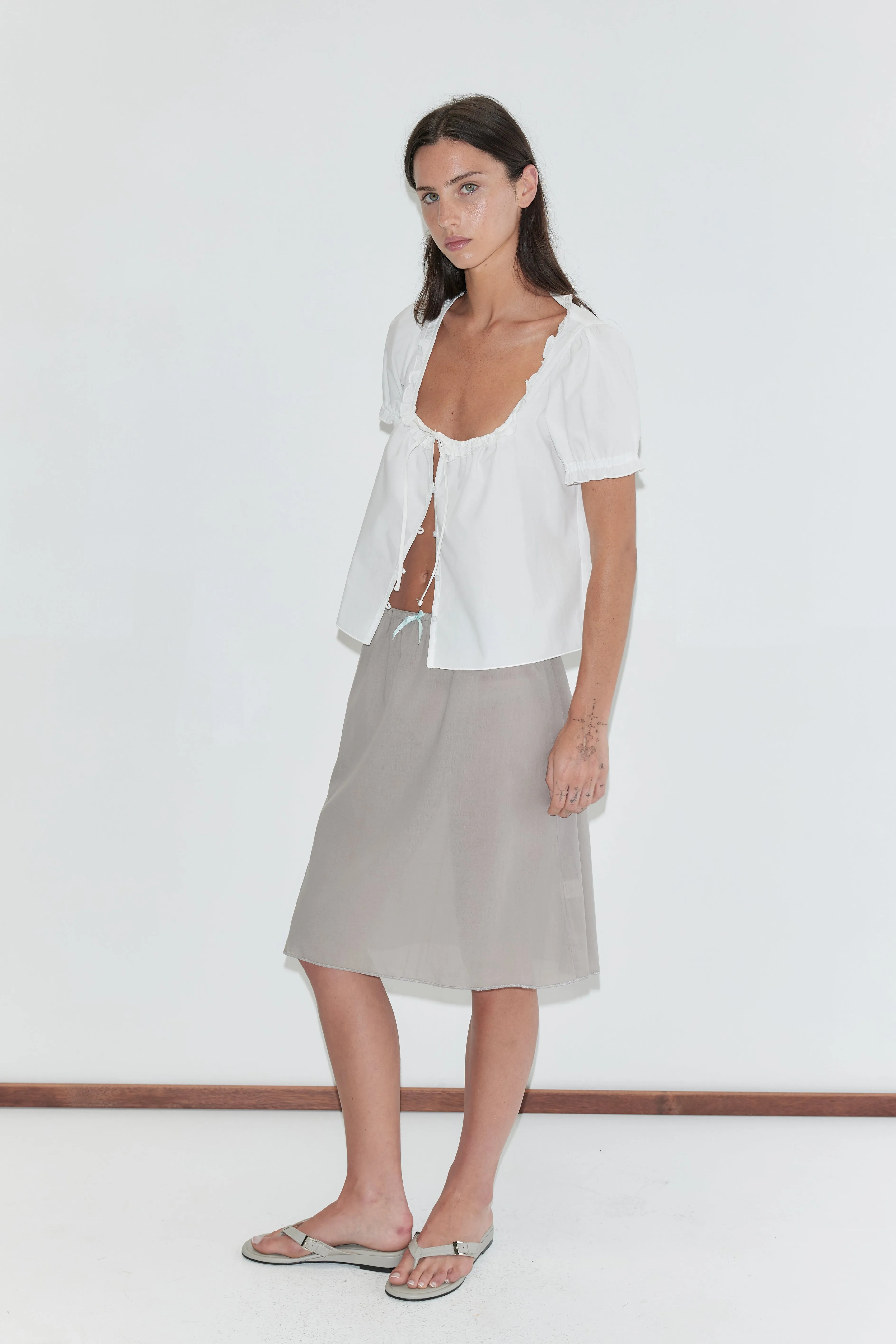 Basic Skirt - Grey sold by Deiji Studios product image thumbnail 5