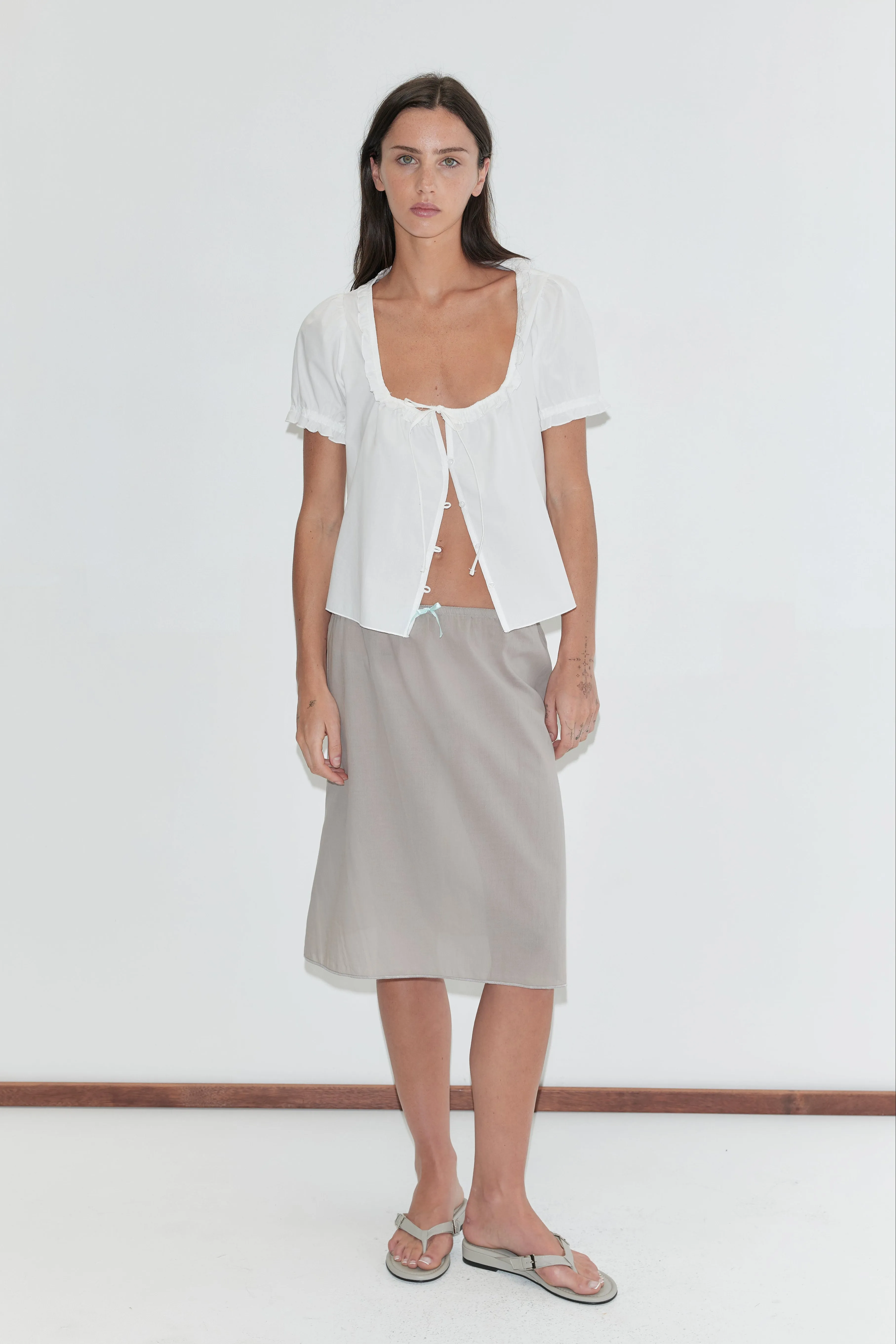 Basic Skirt - Grey sold by Deiji Studios product image thumbnail 4