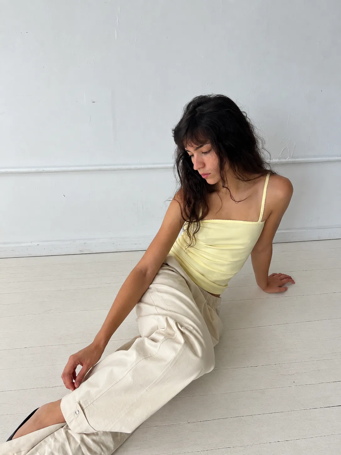 Snap Tab Pant - Stone sold by Deiji Studios product image thumbnail 3