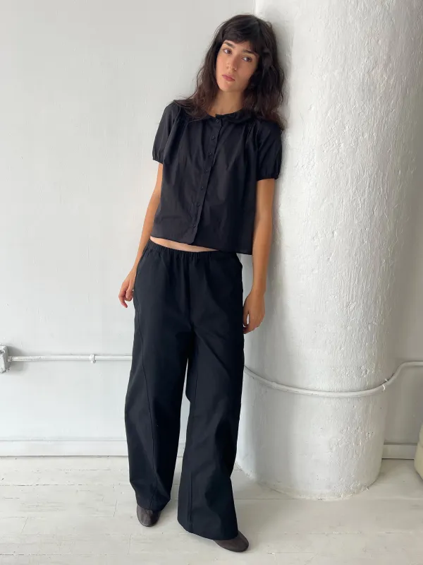 Curve Pant - Black made by Deiji Studios