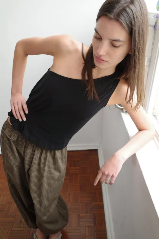 Balloon Pant - Garden Check made by Deiji Studios