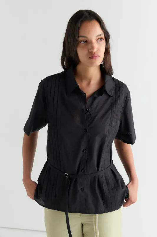Linear Shirt - Black made by Deiji Studios