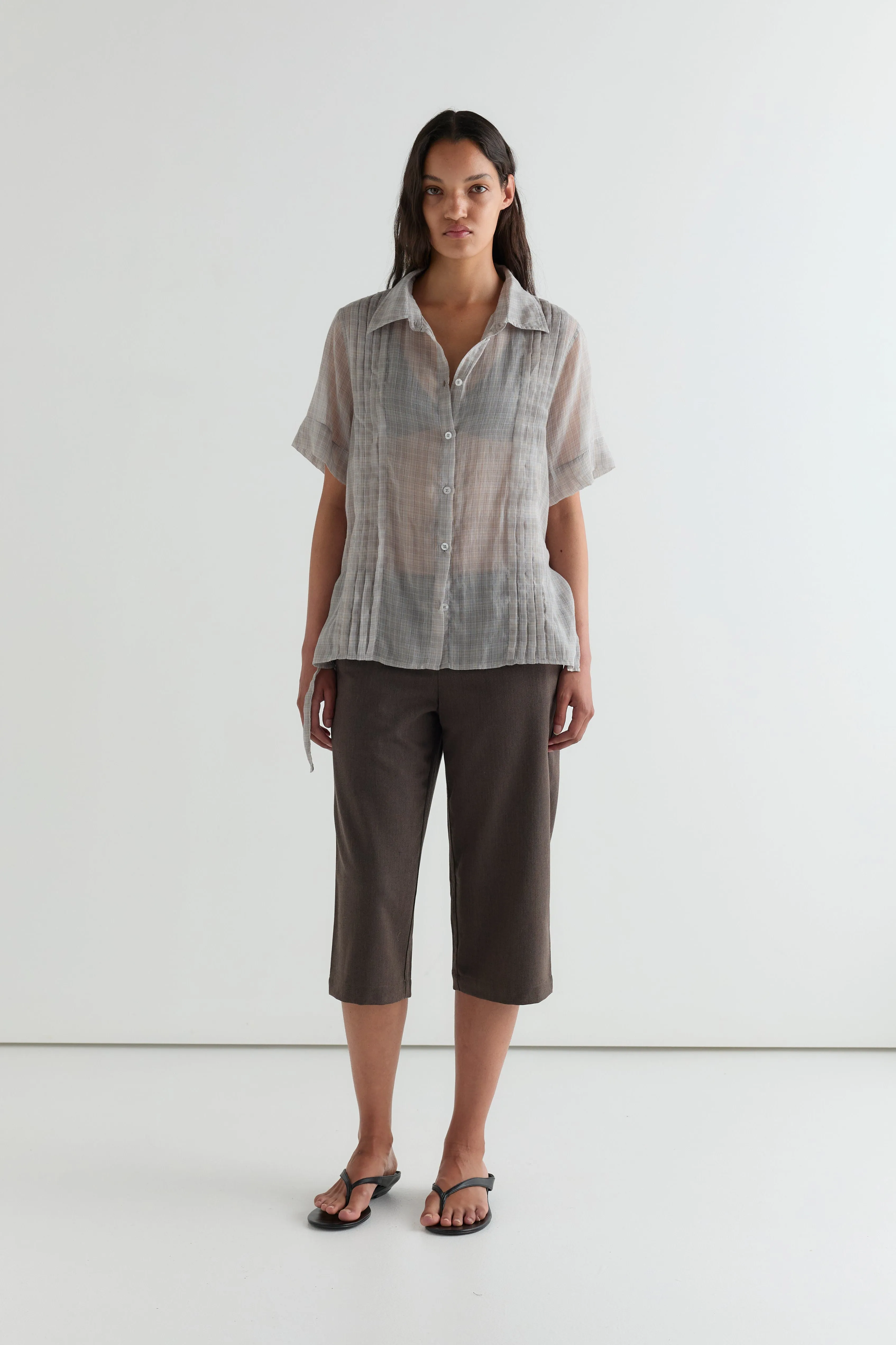 Linear Shirt - Honey Check sold by Deiji Studios product image thumbnail 4