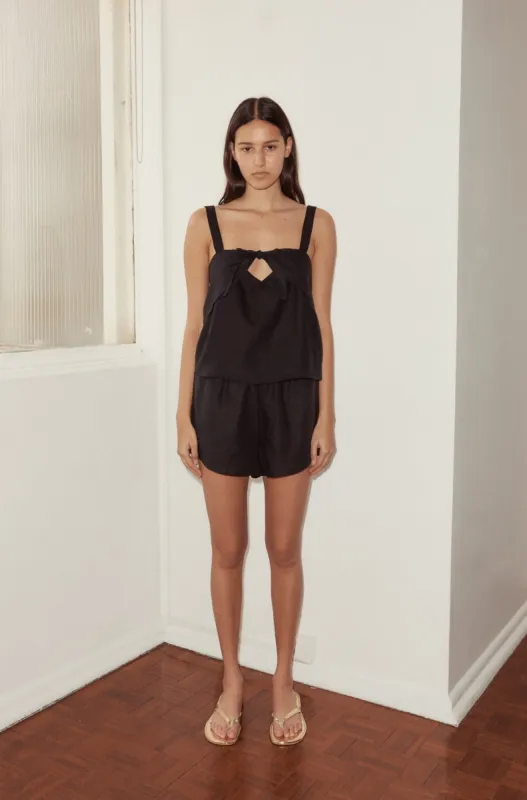 Tie Front Set - Black sold by Deiji Studios