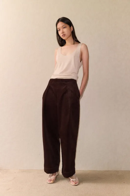 The Straight Cord Pant - Cedar made by Deiji Studios