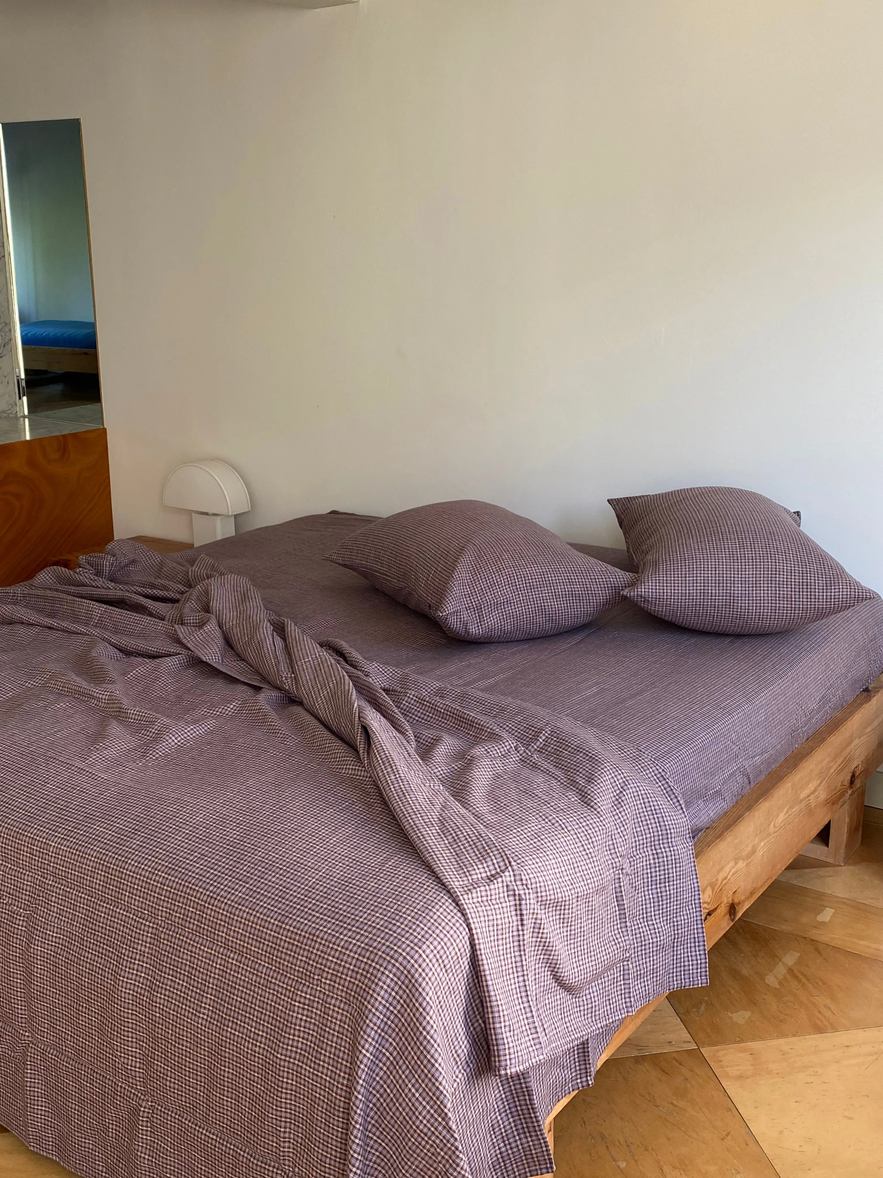 Sheets - russet check sold by Deiji Studios product image thumbnail 2