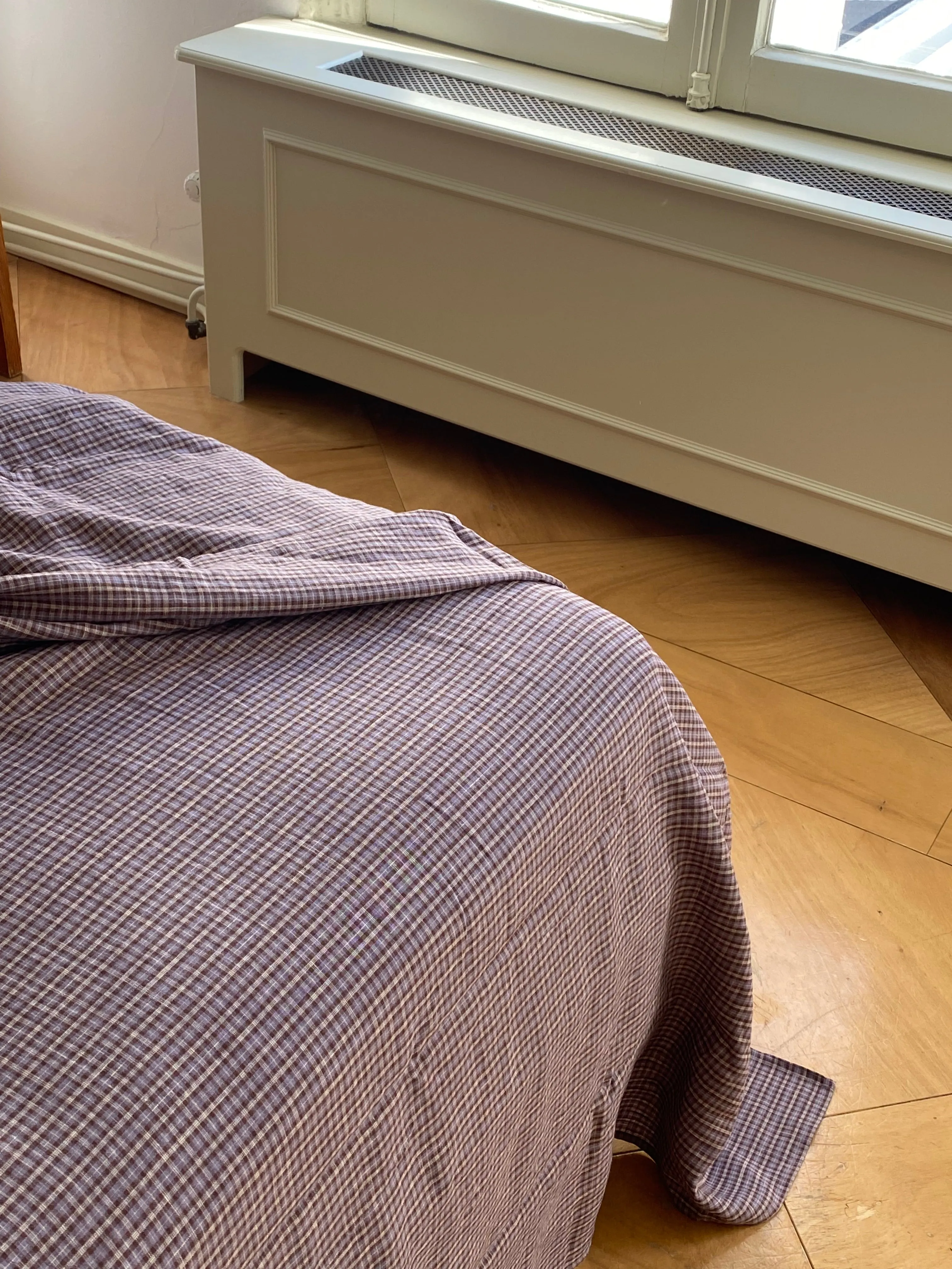 Sheets - russet check sold by Deiji Studios product image thumbnail 3