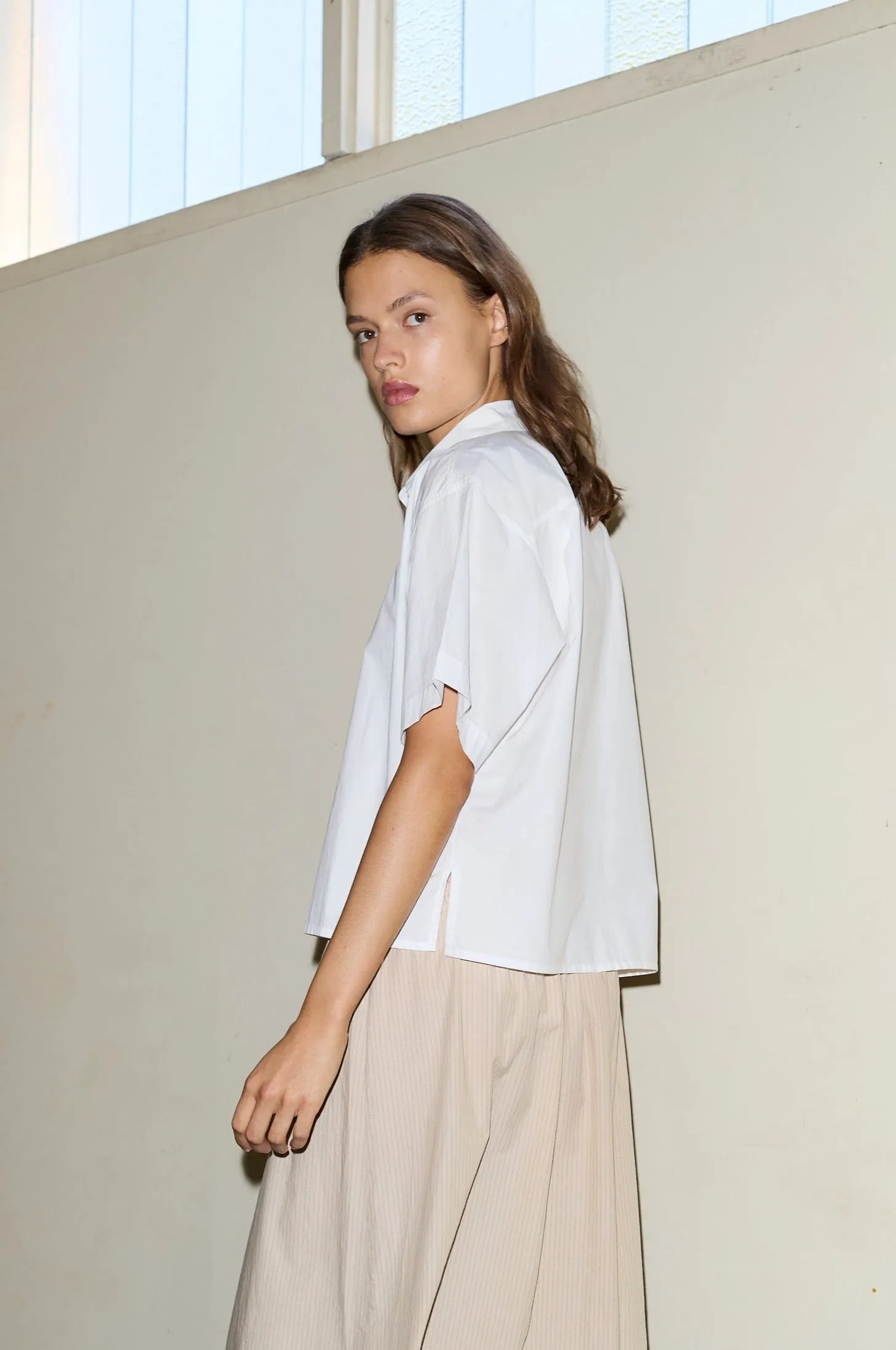 The Tie Up Shirt - White sold by Deiji Studios product image thumbnail 5