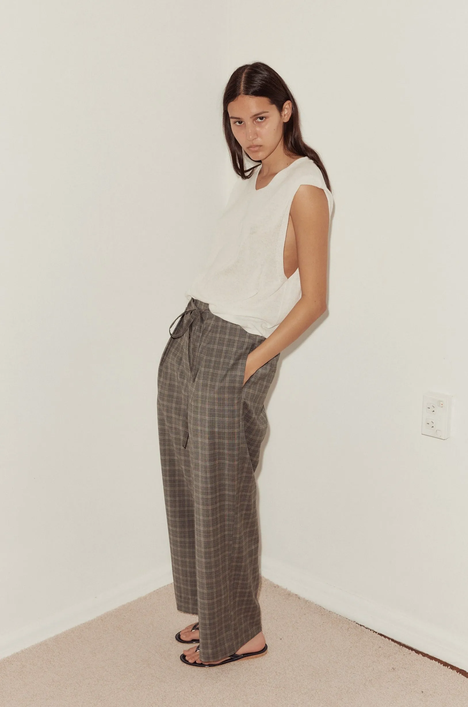 Tailored Pants - Everyday Check sold by Deiji Studios product image thumbnail 2