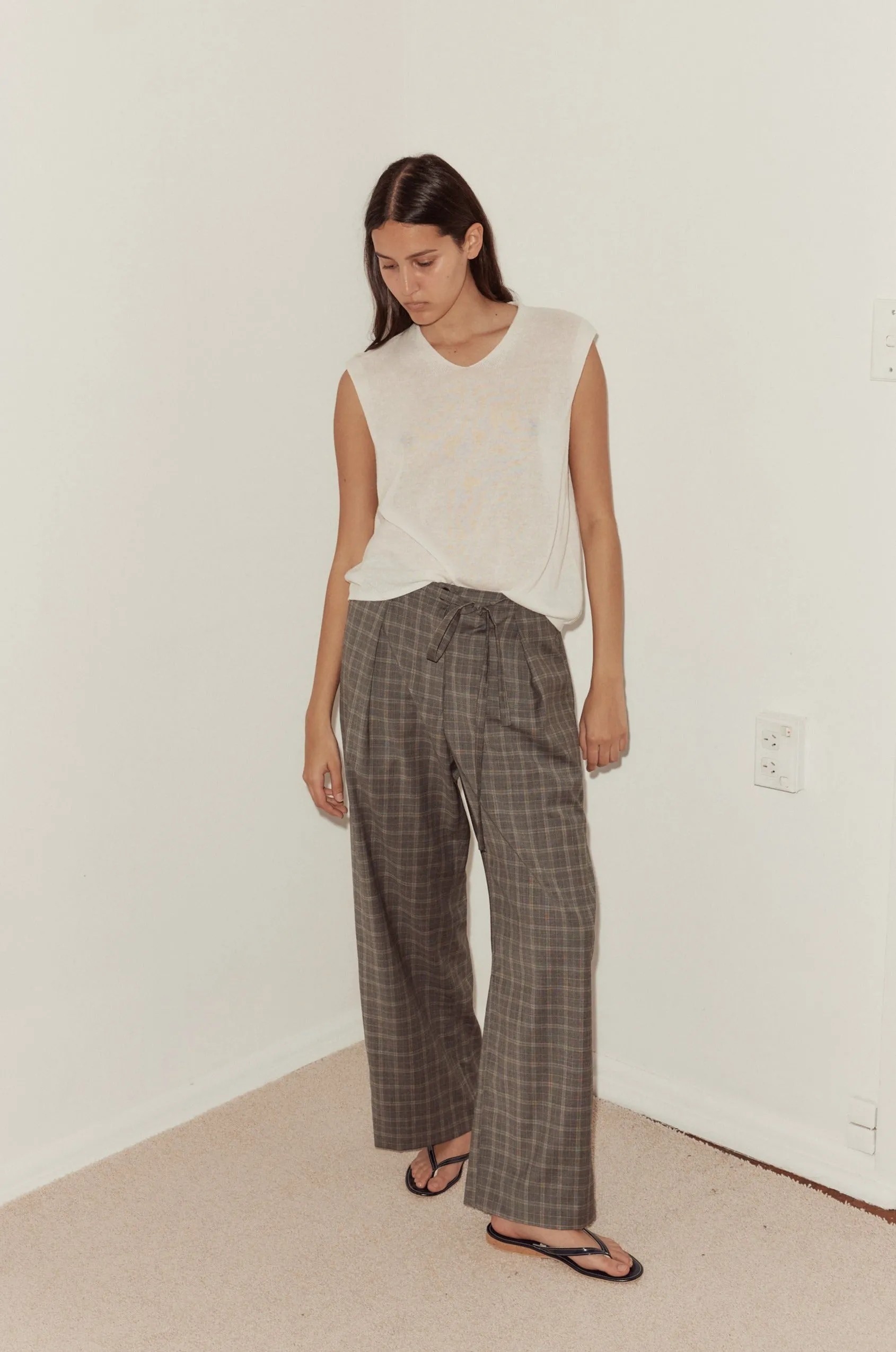 Tailored Pants - Everyday Check sold by Deiji Studios product image thumbnail 3
