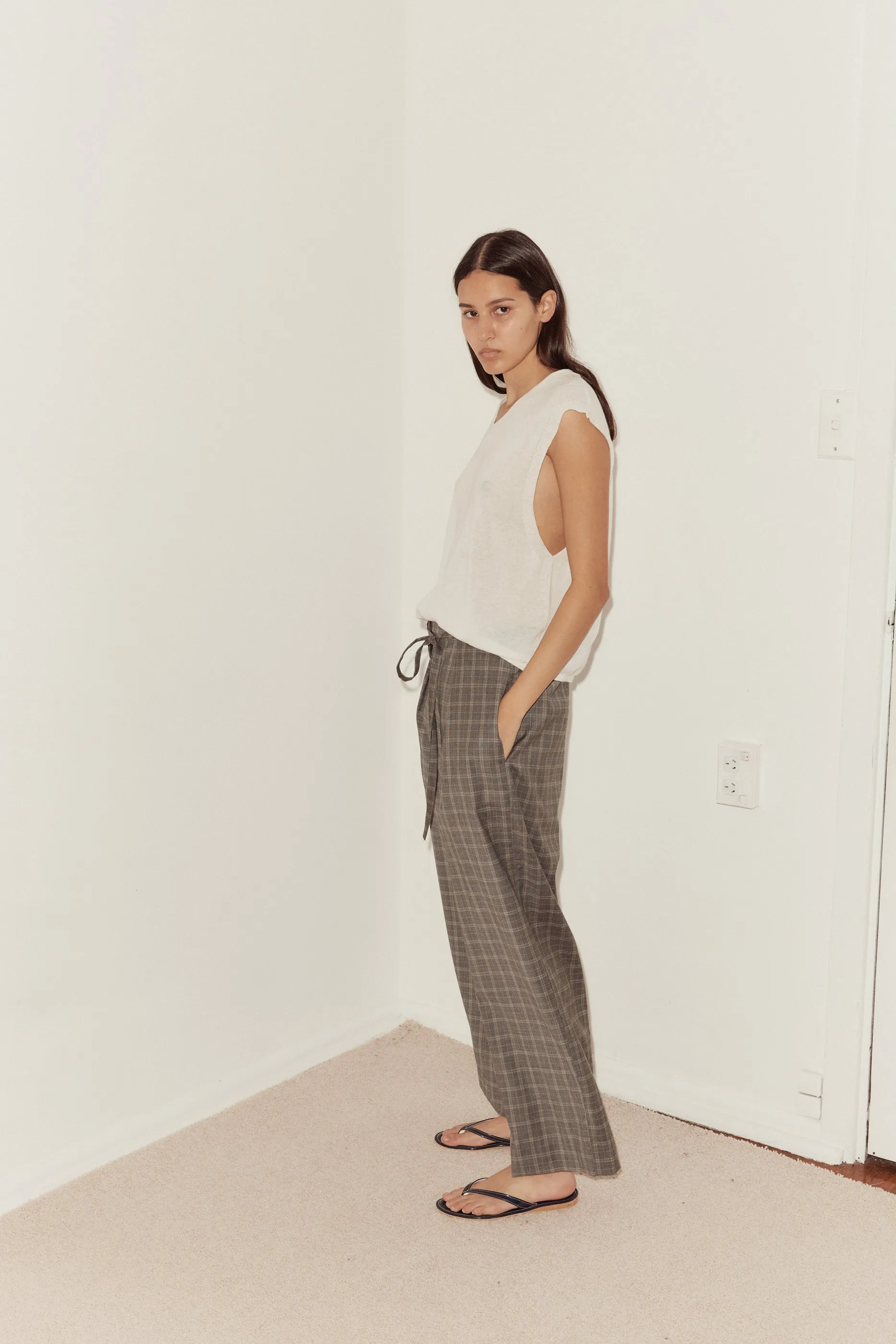 Tailored Pants - Everyday Check sold by Deiji Studios product image thumbnail 4