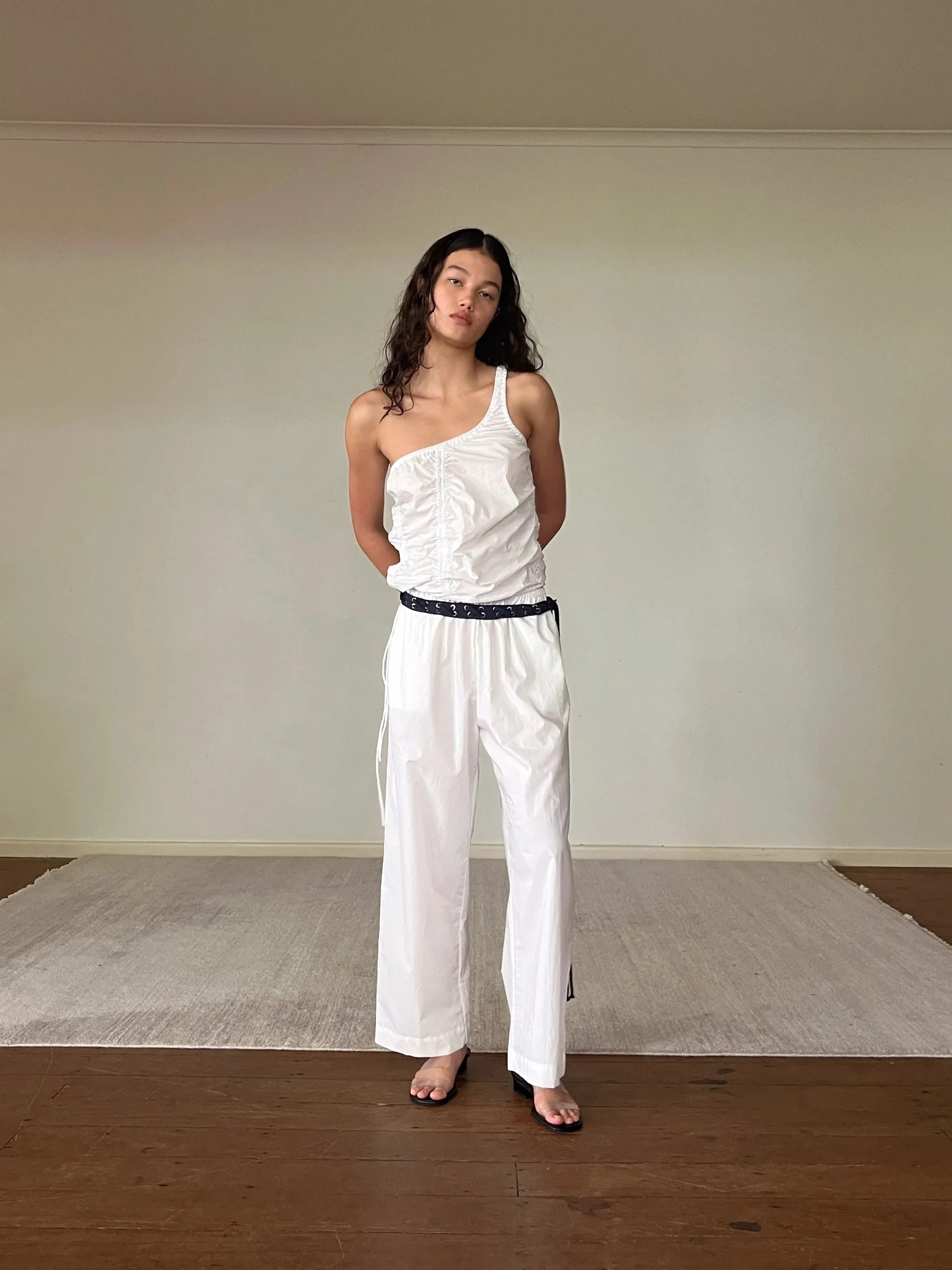 Scrunchie Top - White sold by Deiji Studios product image thumbnail 5