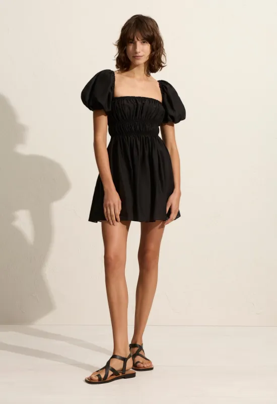 【MATTEAU】Shirred Peasant Mini Dress サイズ4 Matteau + Shirred Peasant Mini Dress
