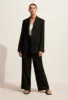 The Relaxed Linen Blazer - Black sold by Matteau